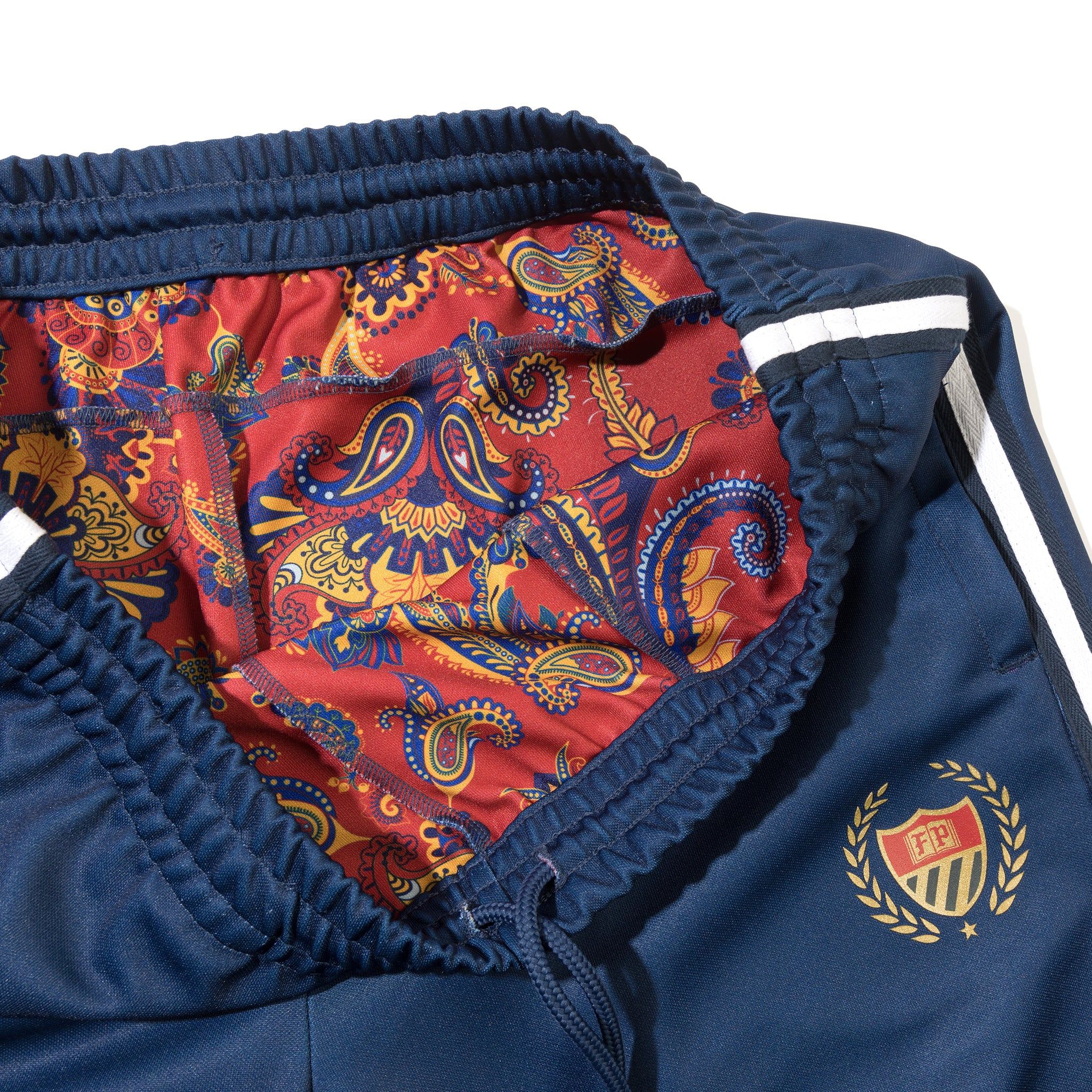 Academy Track Pants, Navy & Paisley sold by Bel Air Athletics product image thumbnail 2