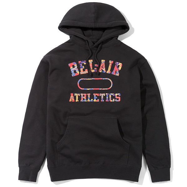 Gym Logo Hoodie, Black / Paisley sold by Bel Air Athletics product image thumbnail 3