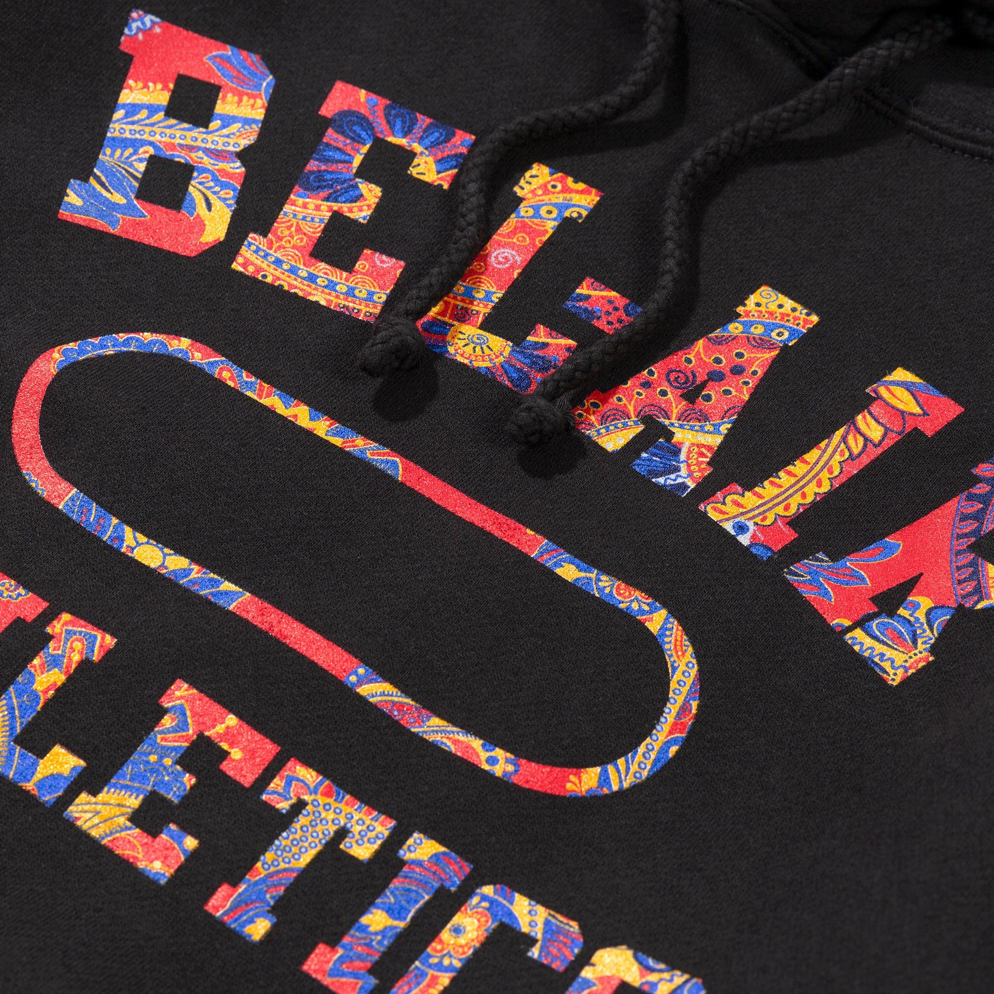 Gym Logo Hoodie, Black / Paisley sold by Bel Air Athletics product image thumbnail 2