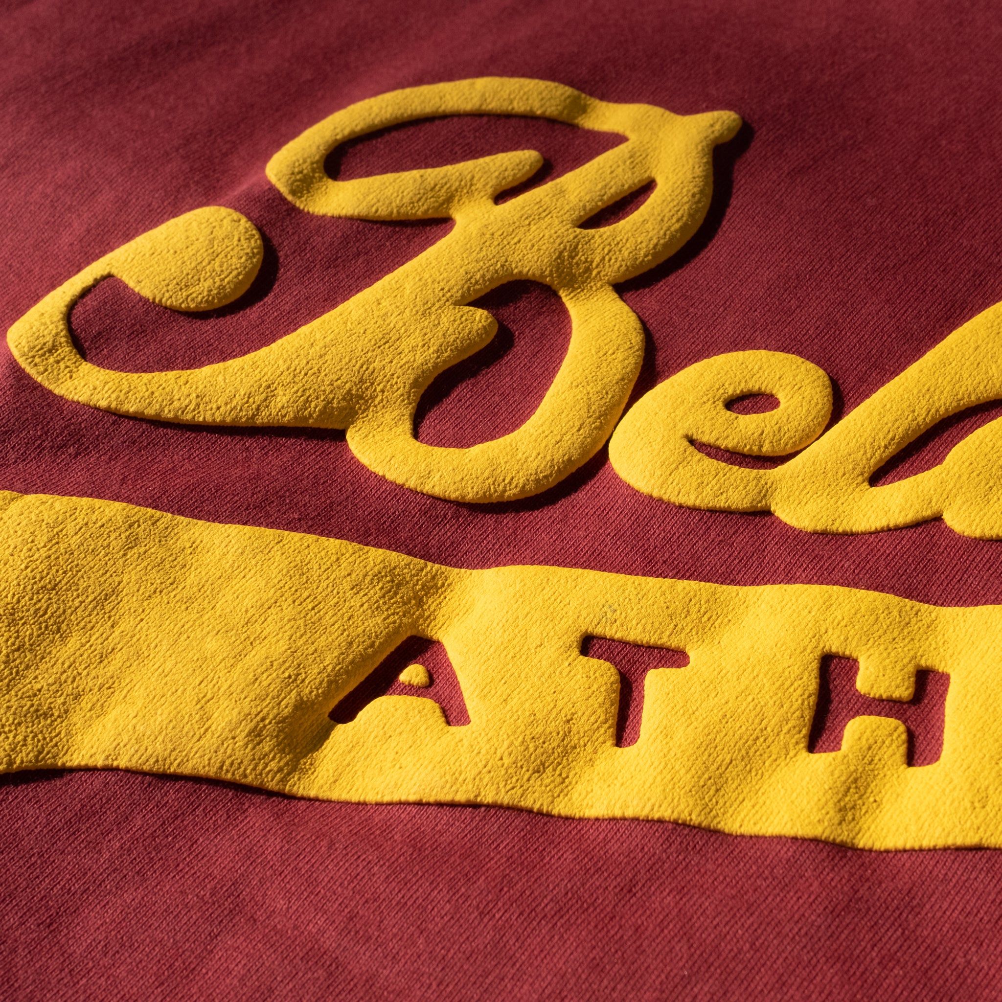 VINTAGE SCRIPT TEE, CRIMSON sold by Bel Air Athletics product image thumbnail 3