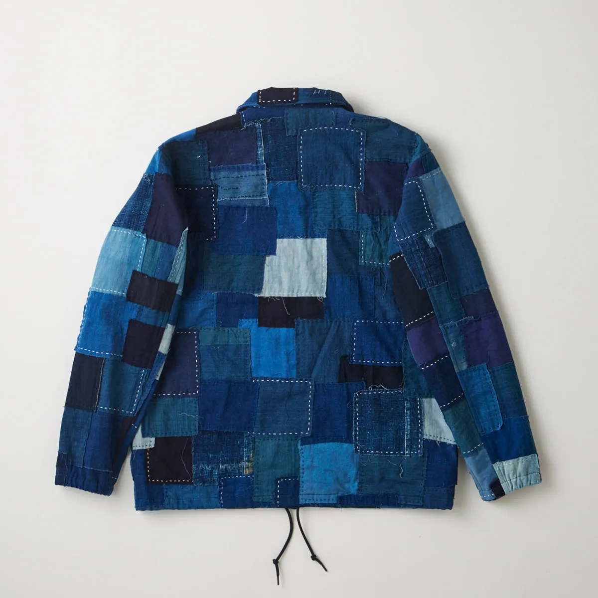 Vintage Boro Patchwork Coaches Jacket sold by Kuon product image thumbnail 2