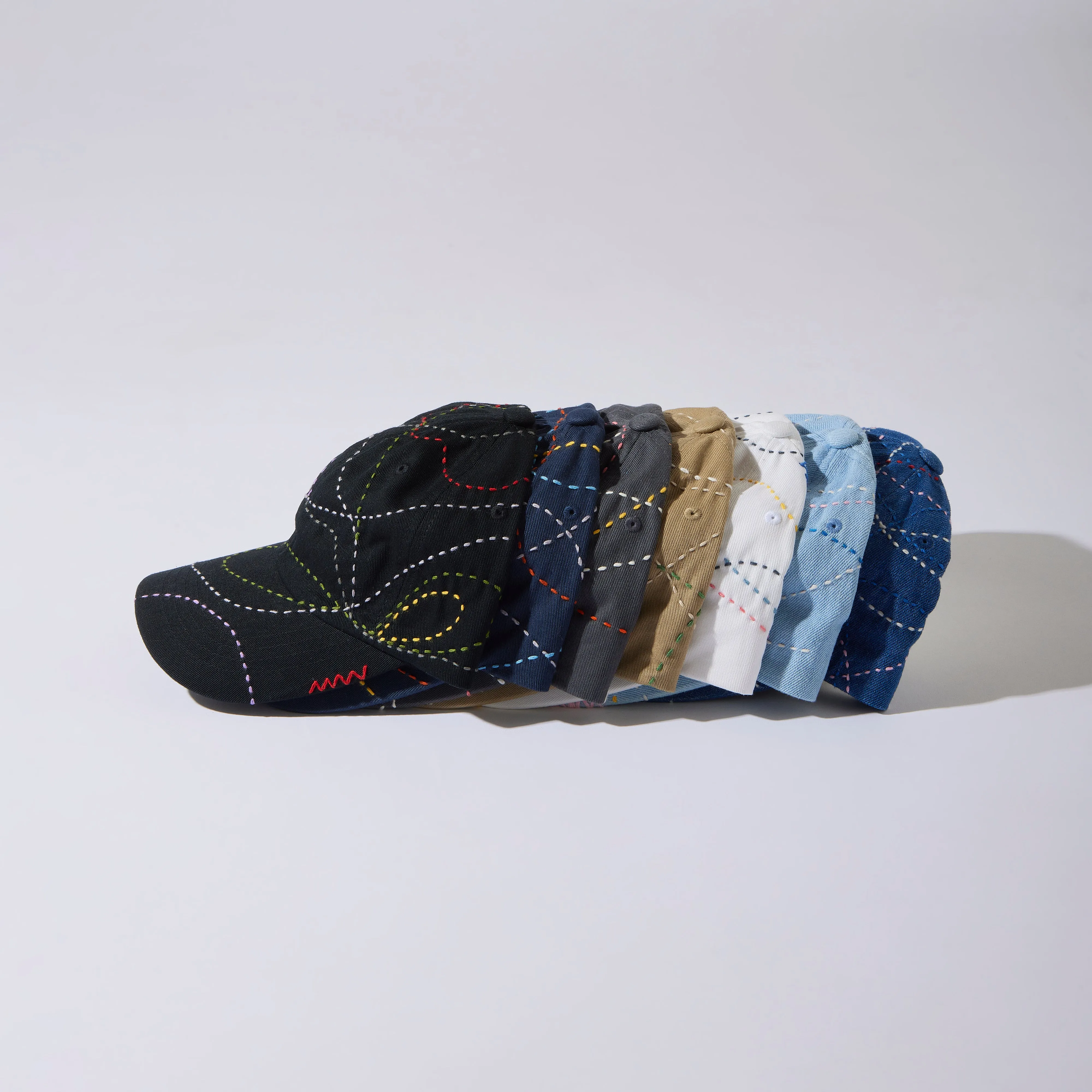 Sashiko All Over Cap sold by Kuon product image thumbnail 3