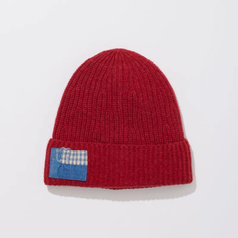 Boro Patched Watch Cap sold by Kuon