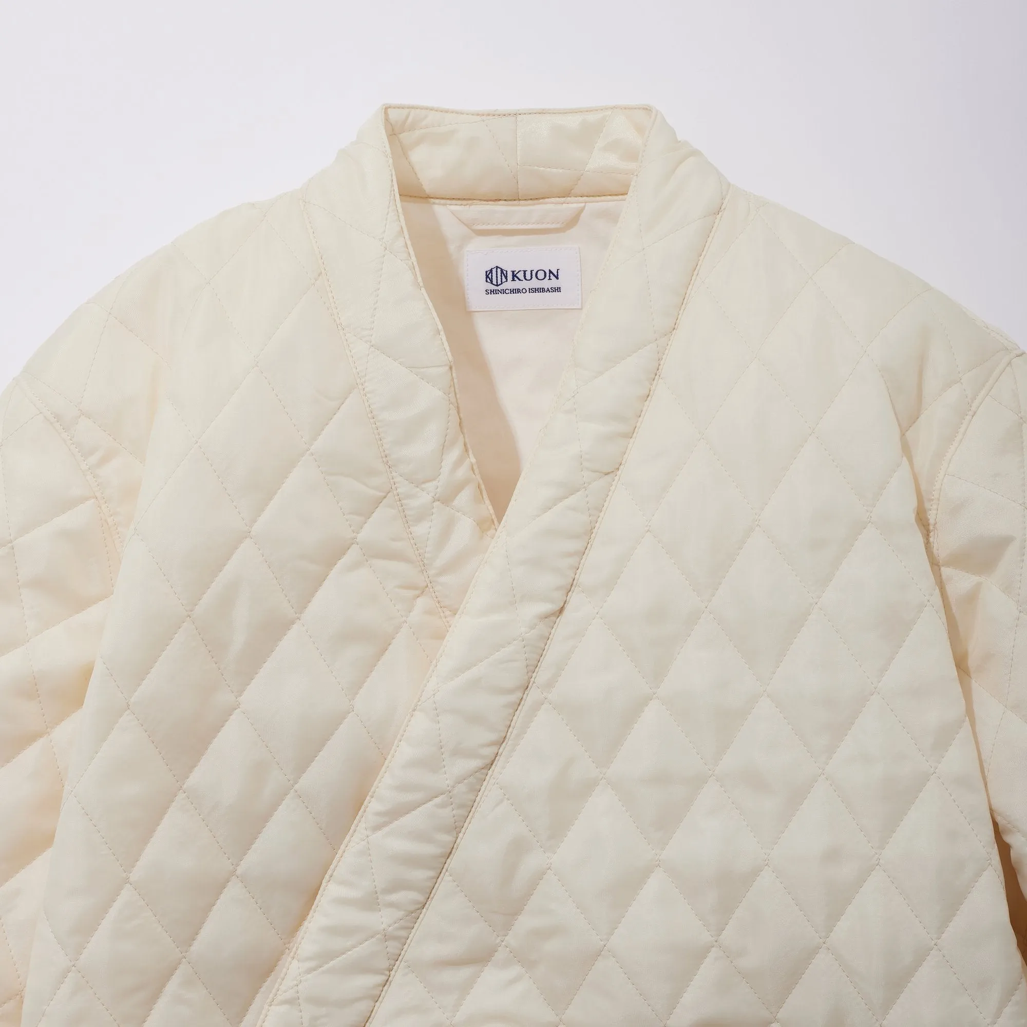 Kimono Collar Quilted Shirket sold by Kuon product image thumbnail 4