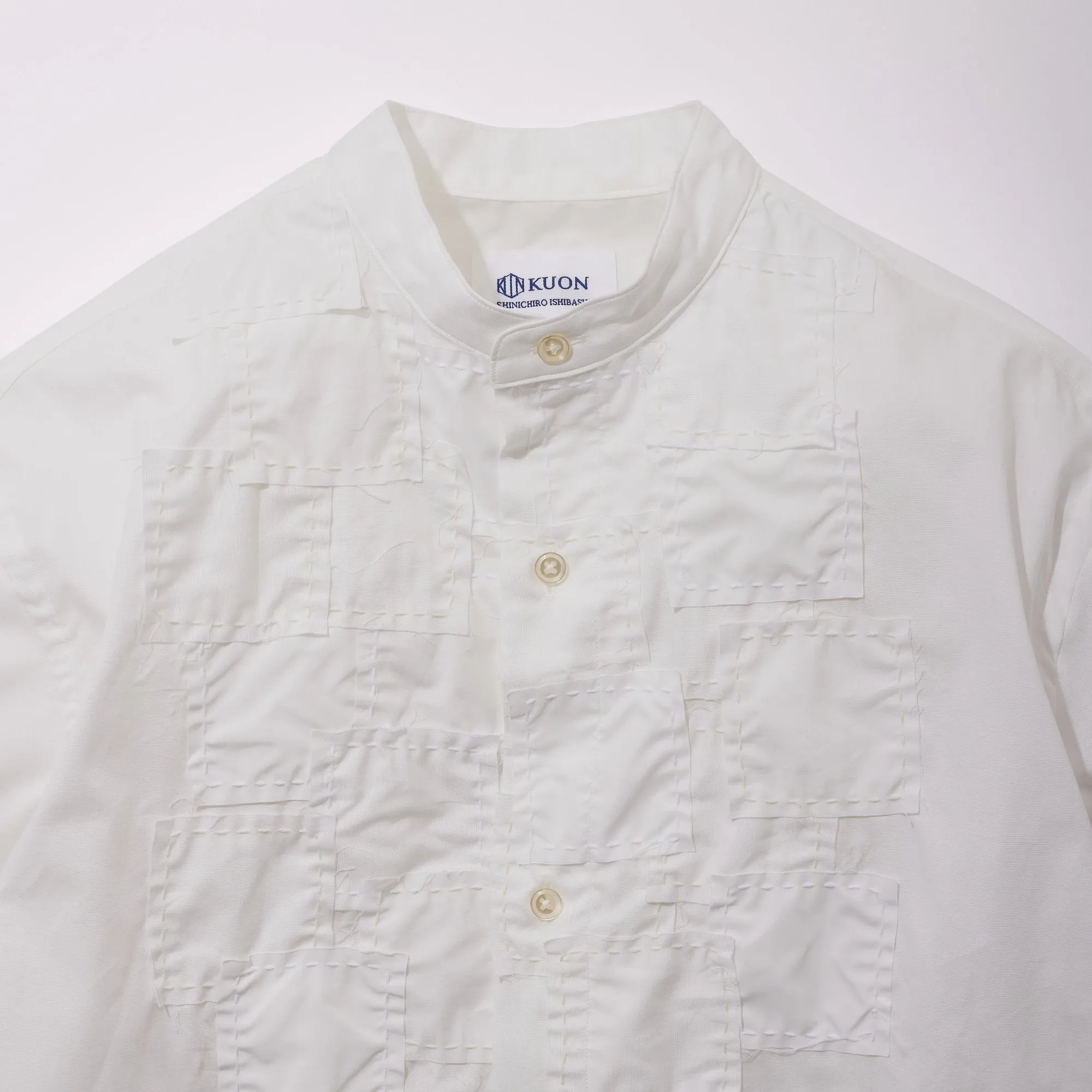 Band Collar Tux Shirket sold by Kuon product image thumbnail 4