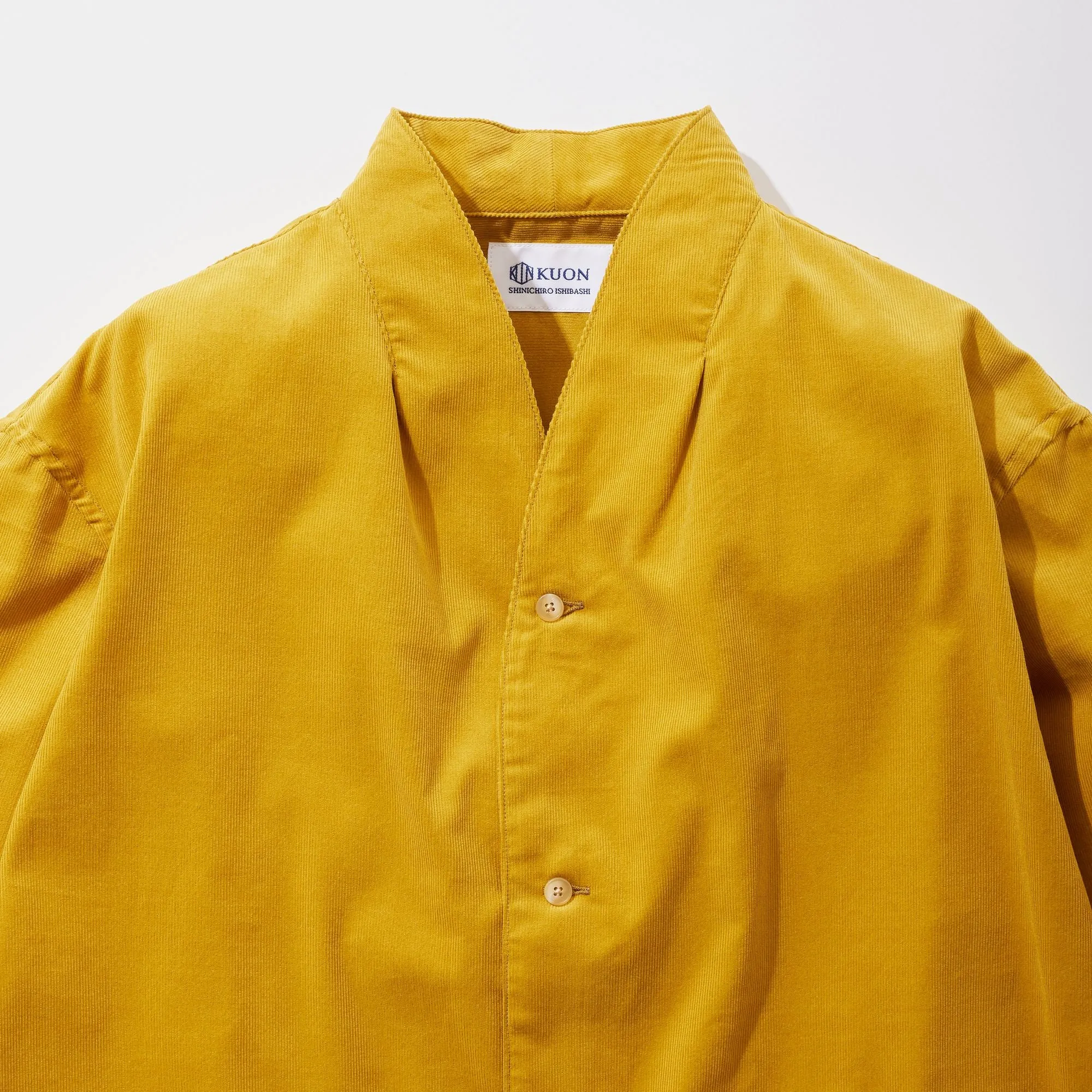 Corduroy Kimono Collar Shirt sold by Kuon product image thumbnail 3