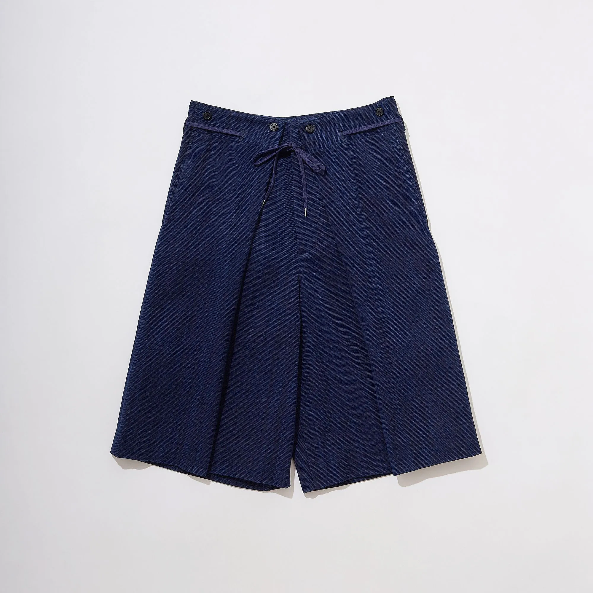 Aizome Sashiko 3/4 Hakama Trousers sold by Kuon product image thumbnail 2