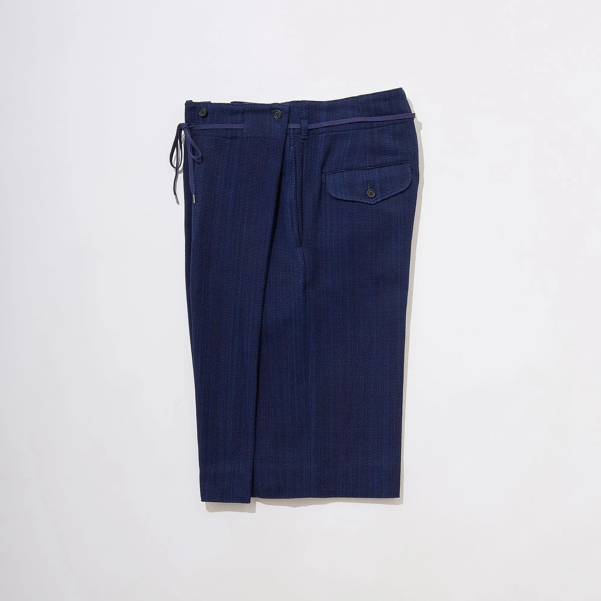 Aizome Sashiko 3/4 Hakama Trousers sold by Kuon product image thumbnail 4