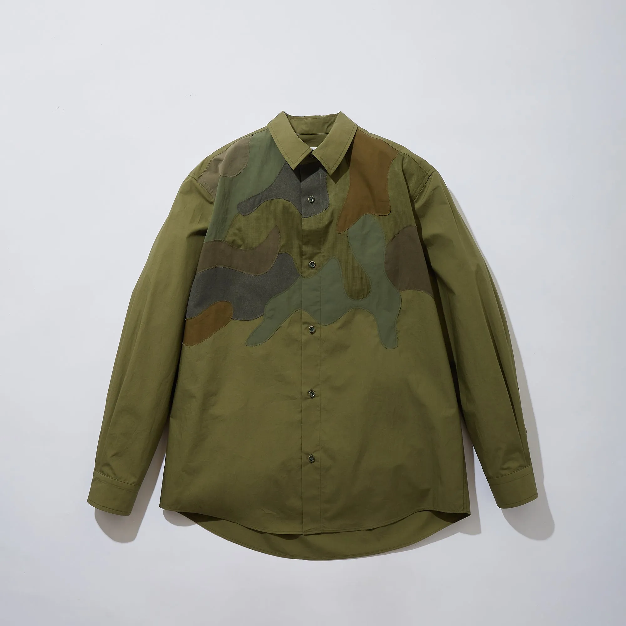 Patchwork Camo Hobo Shirt sold by Kuon product image thumbnail 2