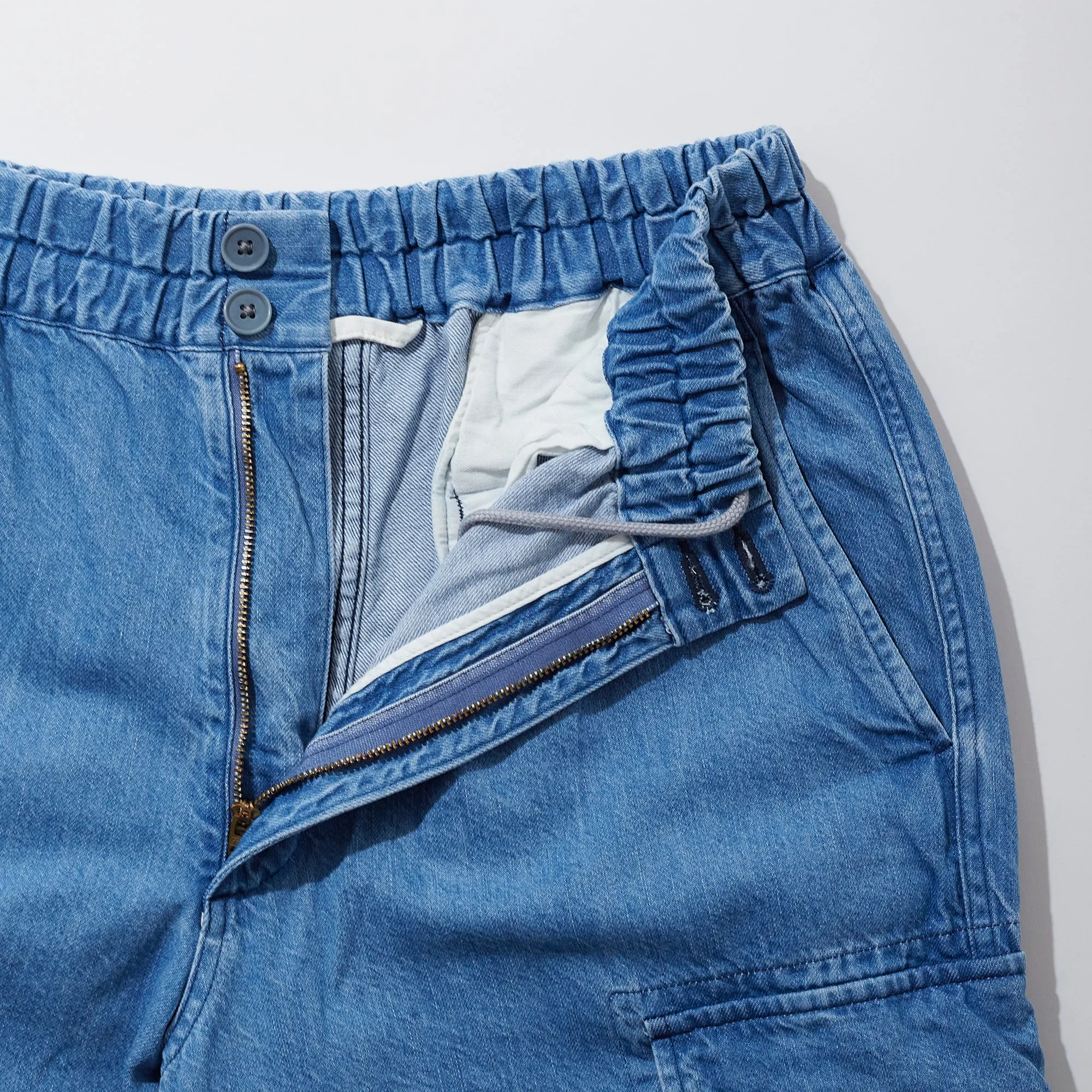 Denim Cargo Trousers sold by Kuon product image thumbnail 4