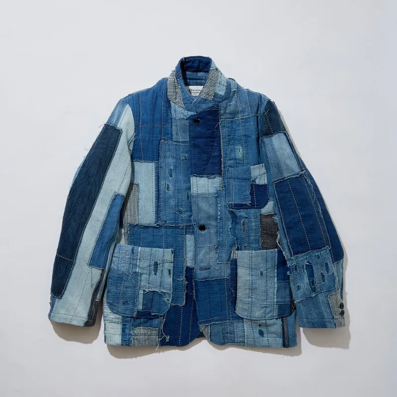 Distressed Denim Blazer sold by Kuon