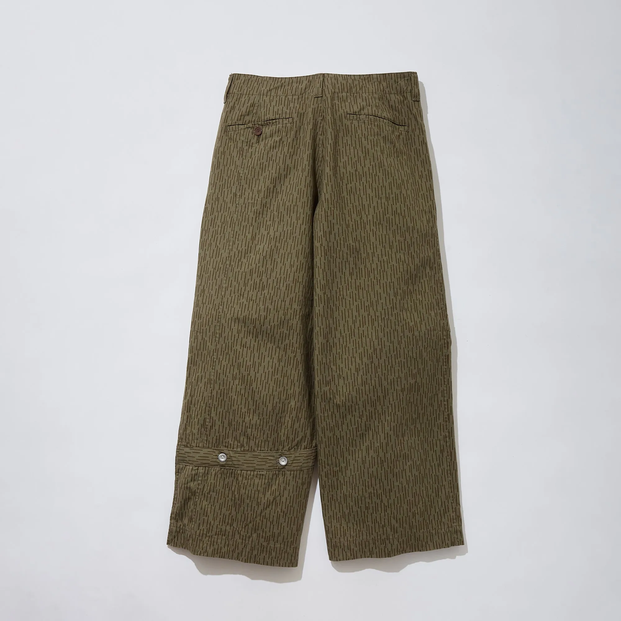 Vintage Military Tent Wide Trousers (Raindrop Camo) sold by Kuon product image thumbnail 3