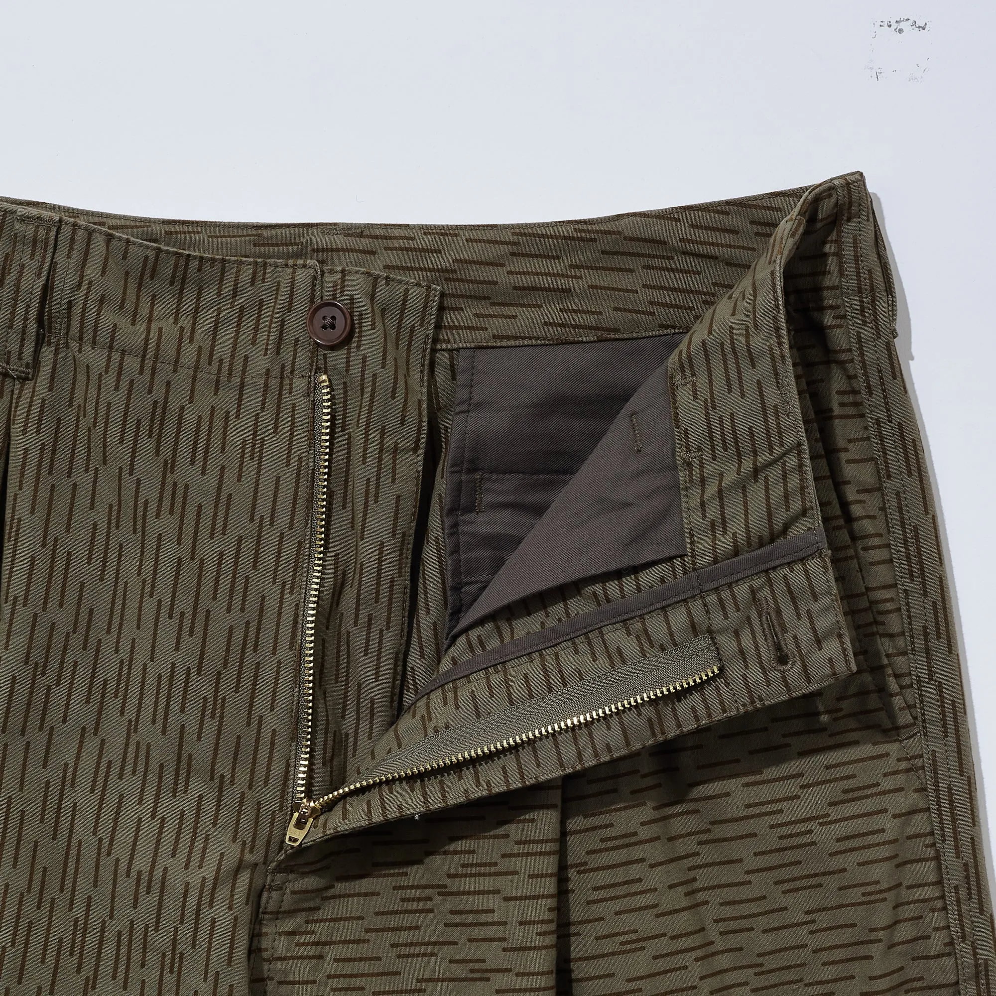 Vintage Military Tent Wide Trousers (Raindrop Camo) sold by Kuon product image thumbnail 5