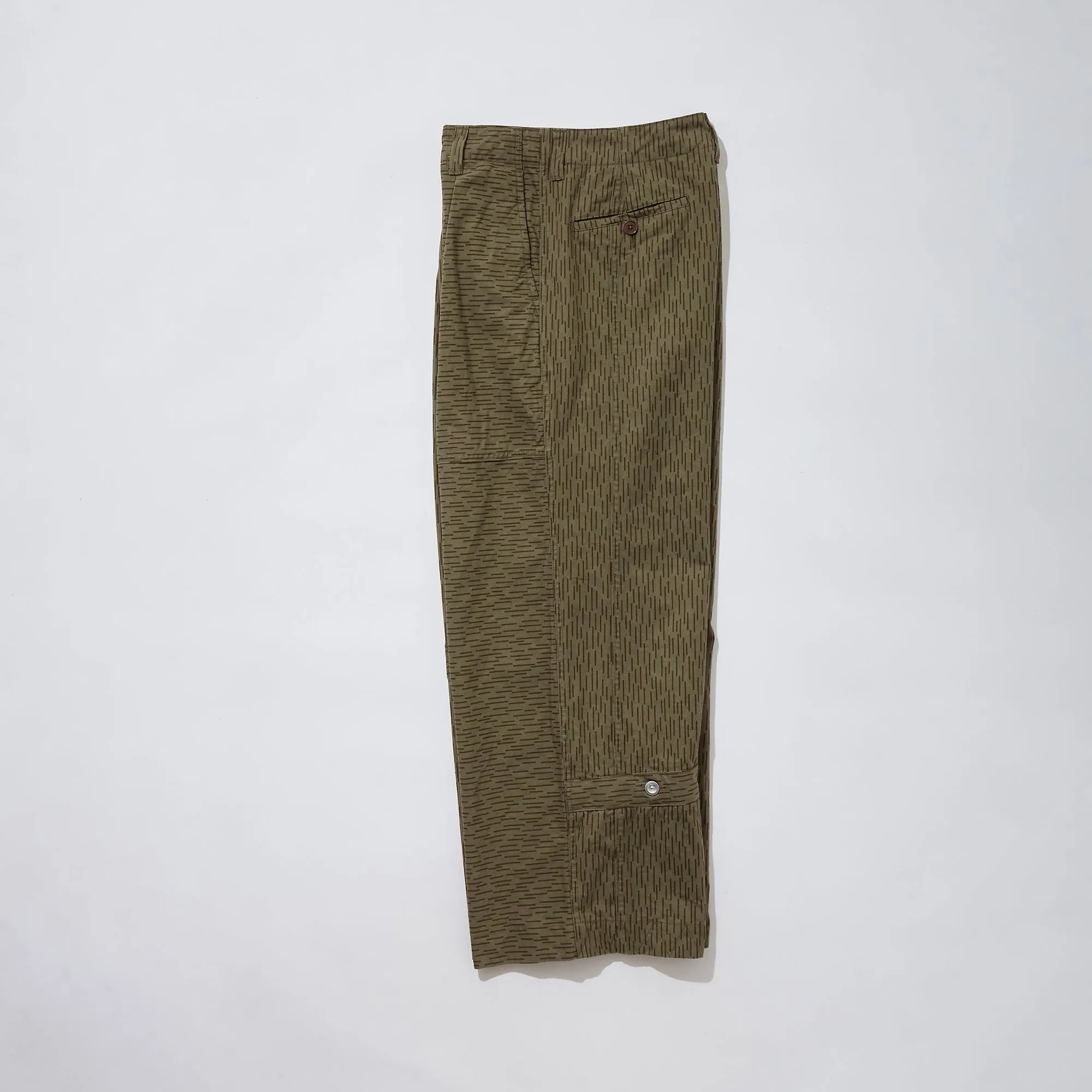 Vintage Military Tent Wide Trousers (Raindrop Camo) sold by Kuon product image thumbnail 4