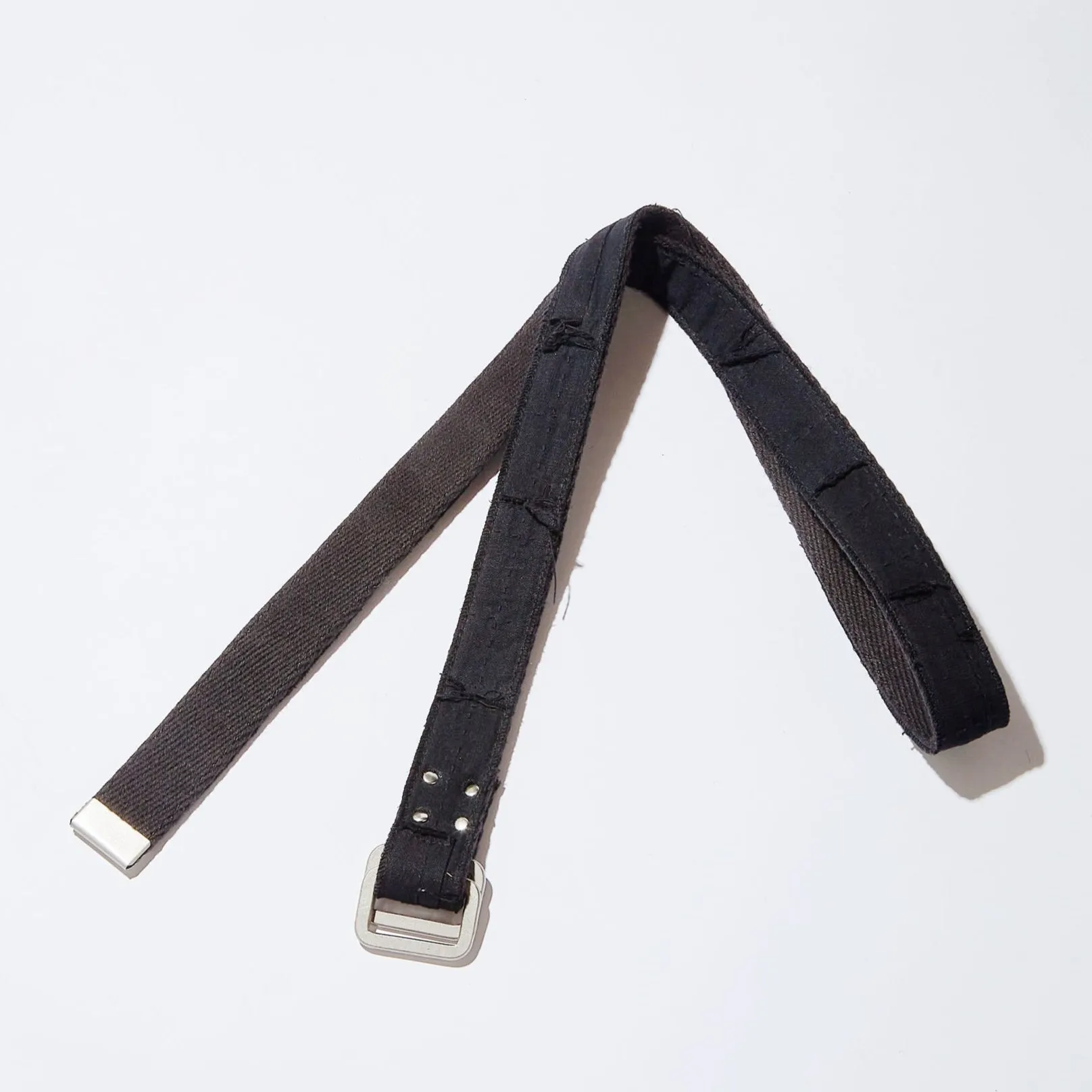 UPCYCLED BORO TYPE02 Double Ring Belt(Black) sold by Kuon
