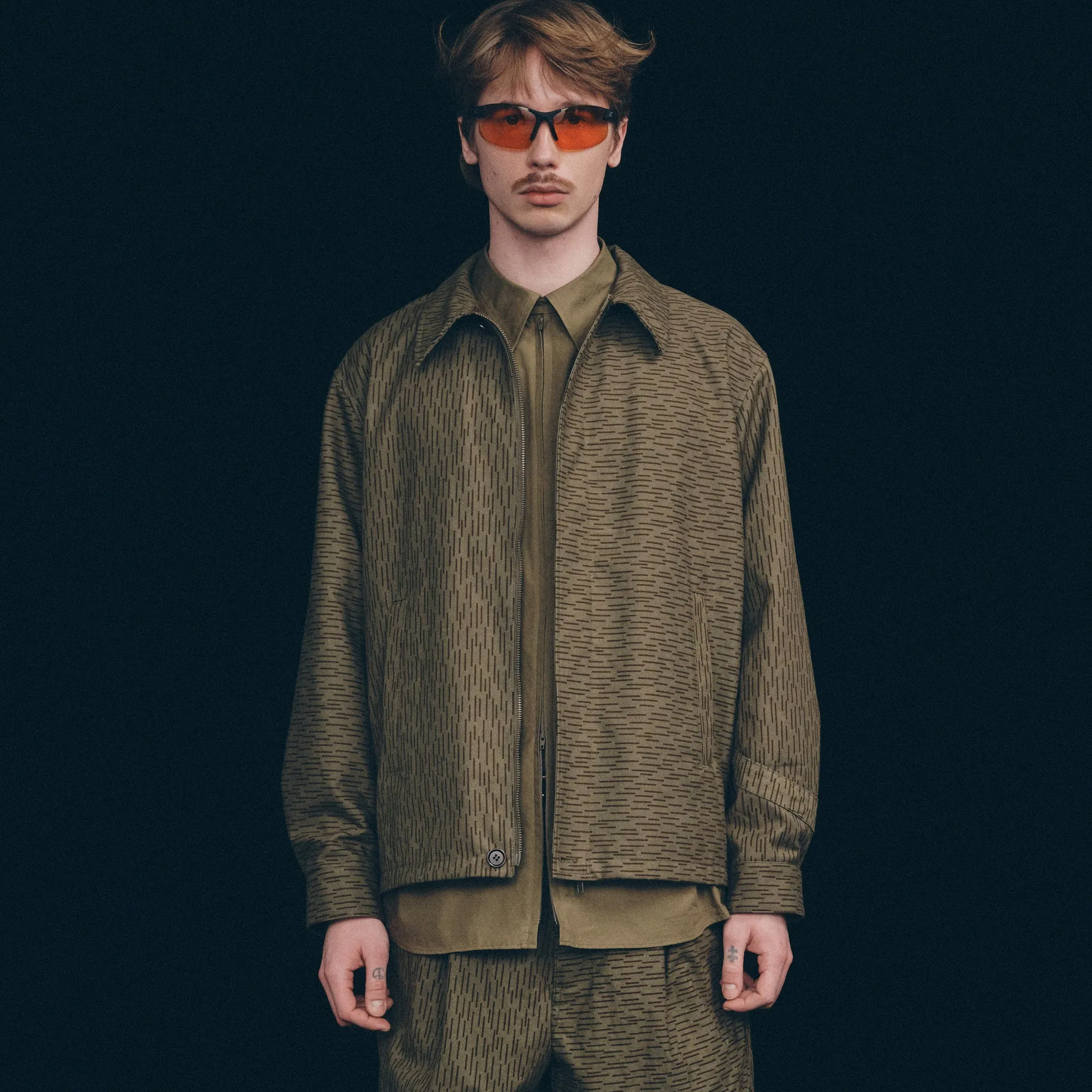 Vintage Military Tent Harrington Jacket (Raindrop Camo) sold by Kuon