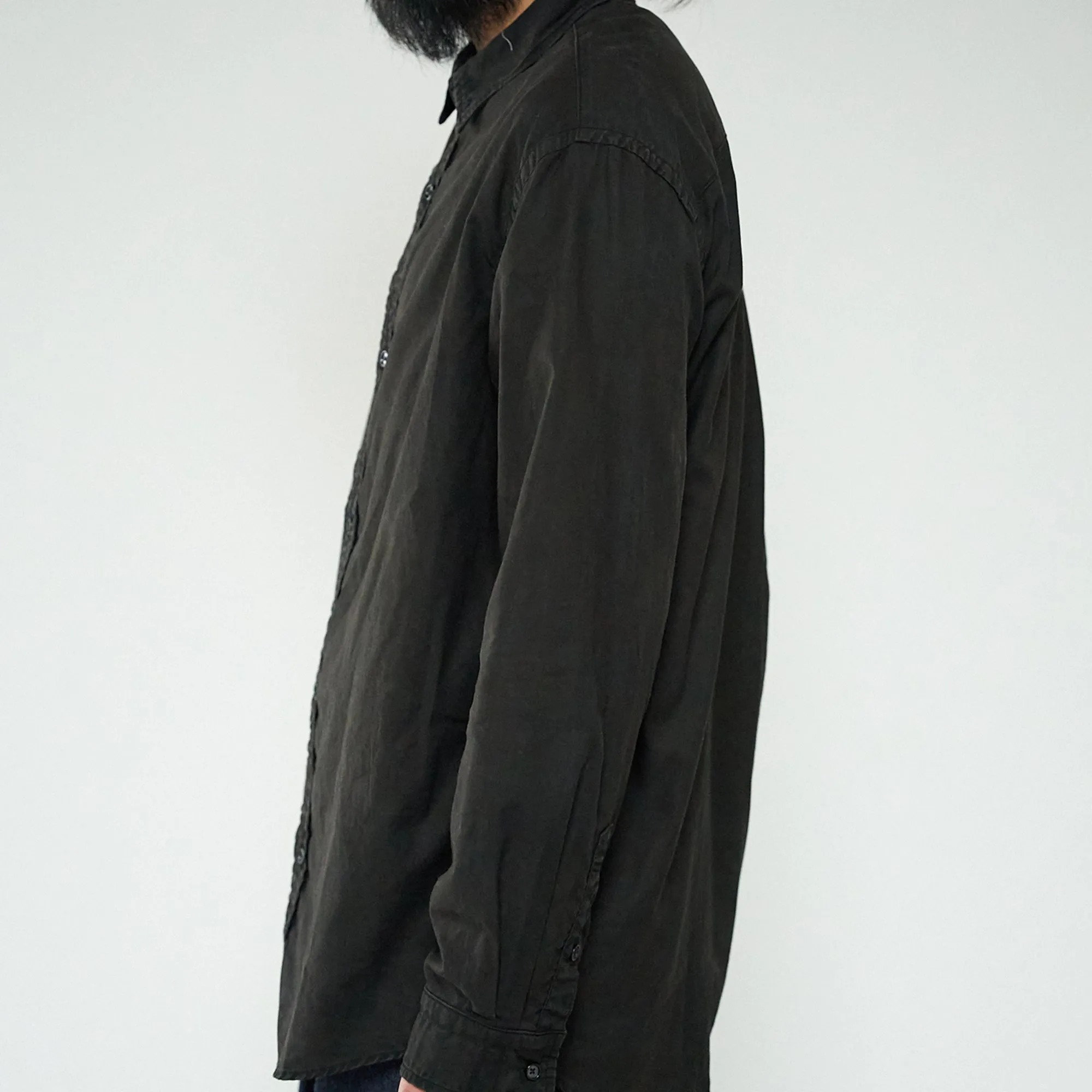 Regular Collar Shirt-Sumizome Dark- sold by Kuon product image thumbnail 4