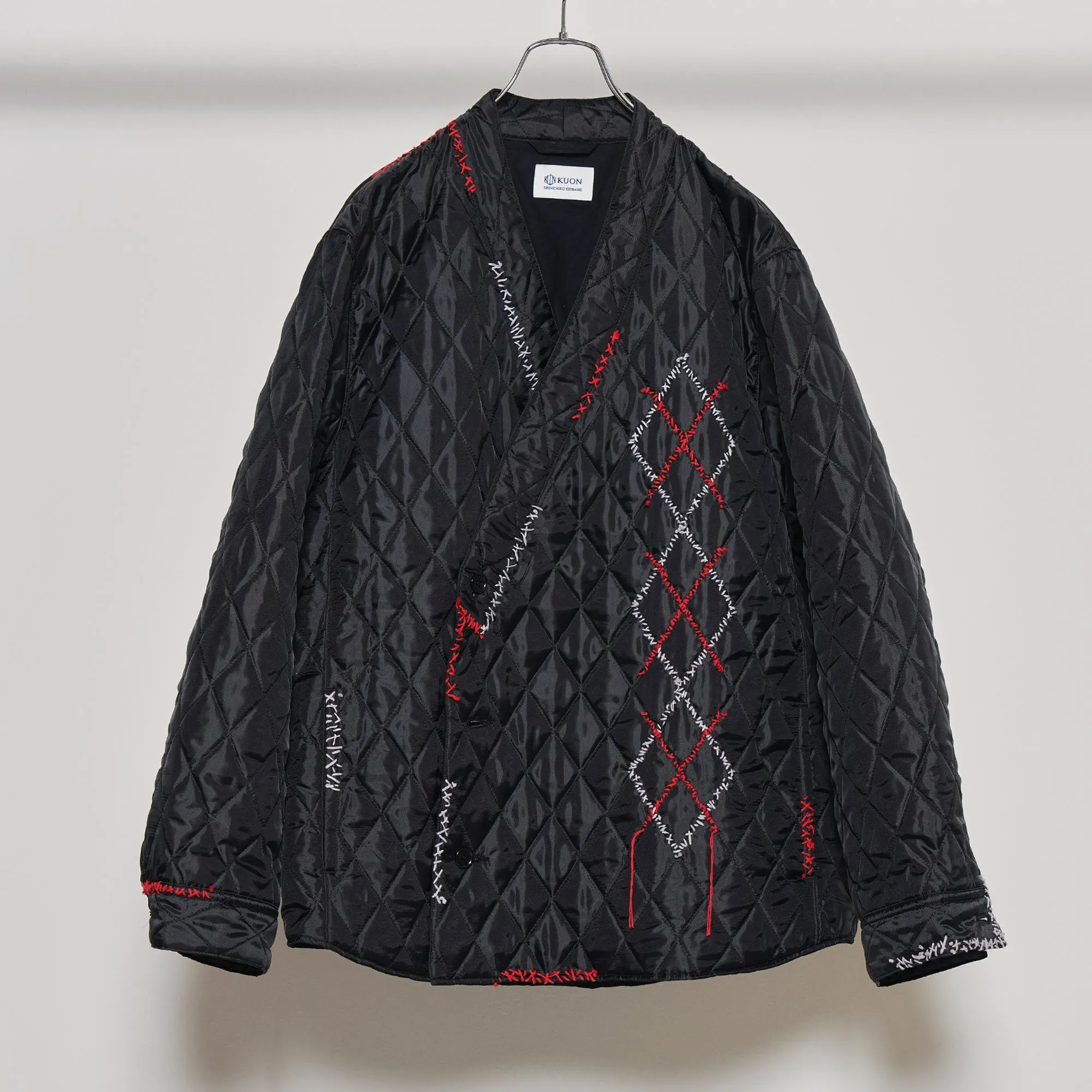 Kimono Collar Sashiko Quilted Shirket sold by Kuon product image thumbnail 5