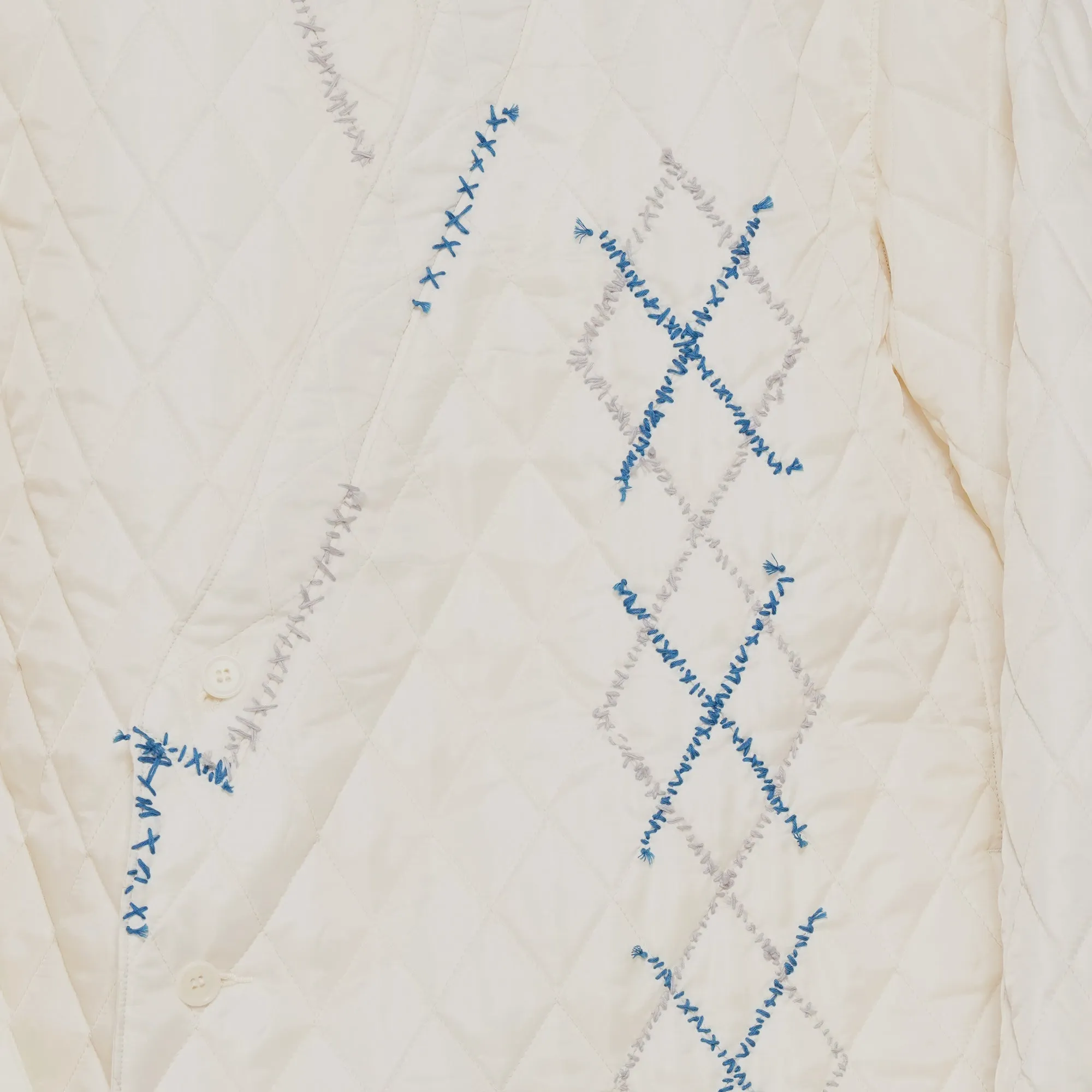 Kimono Collar Sashiko Quilted Shirket sold by Kuon product image thumbnail 3