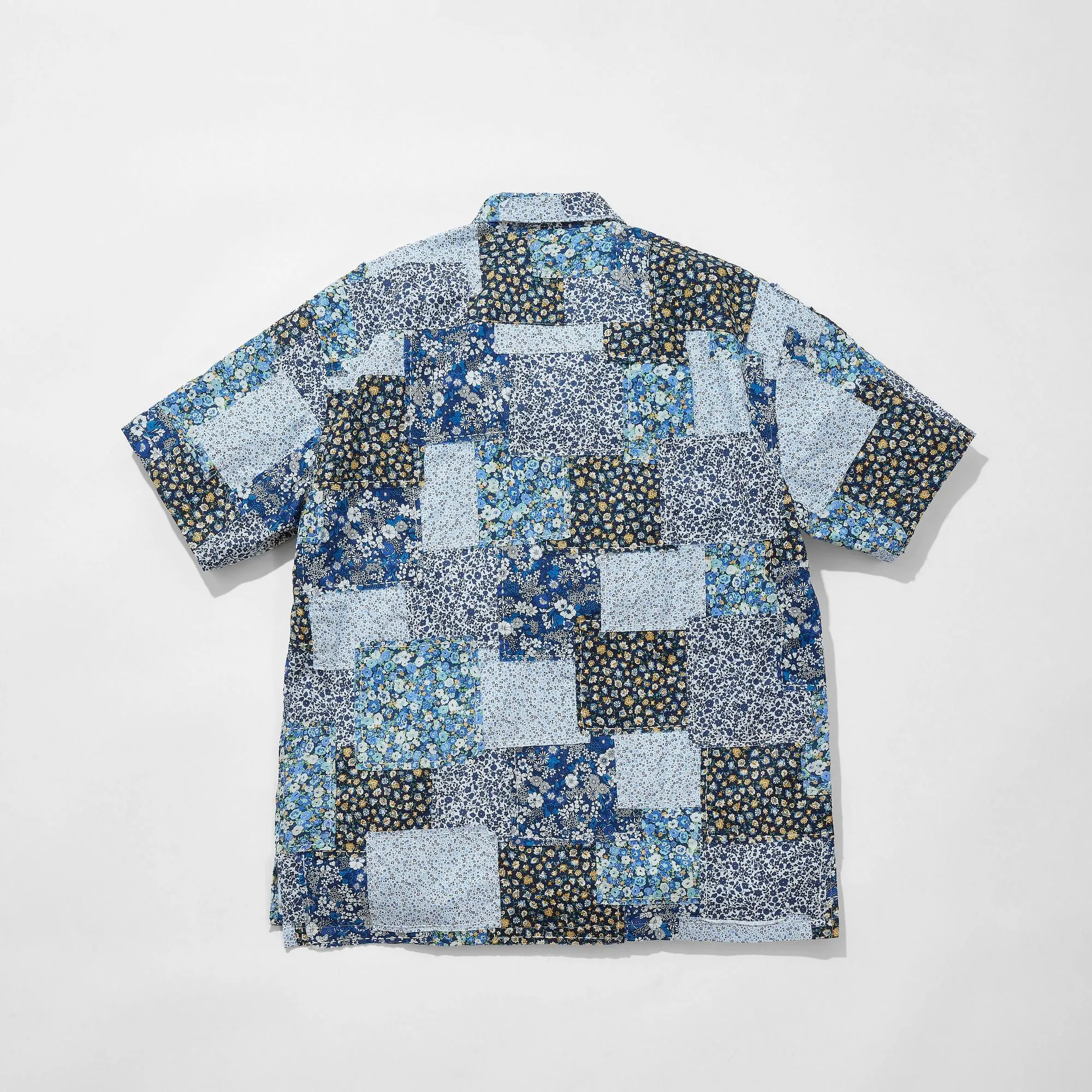 Floral Patchwork Camp Collar Shirt sold by Kuon product image thumbnail 5