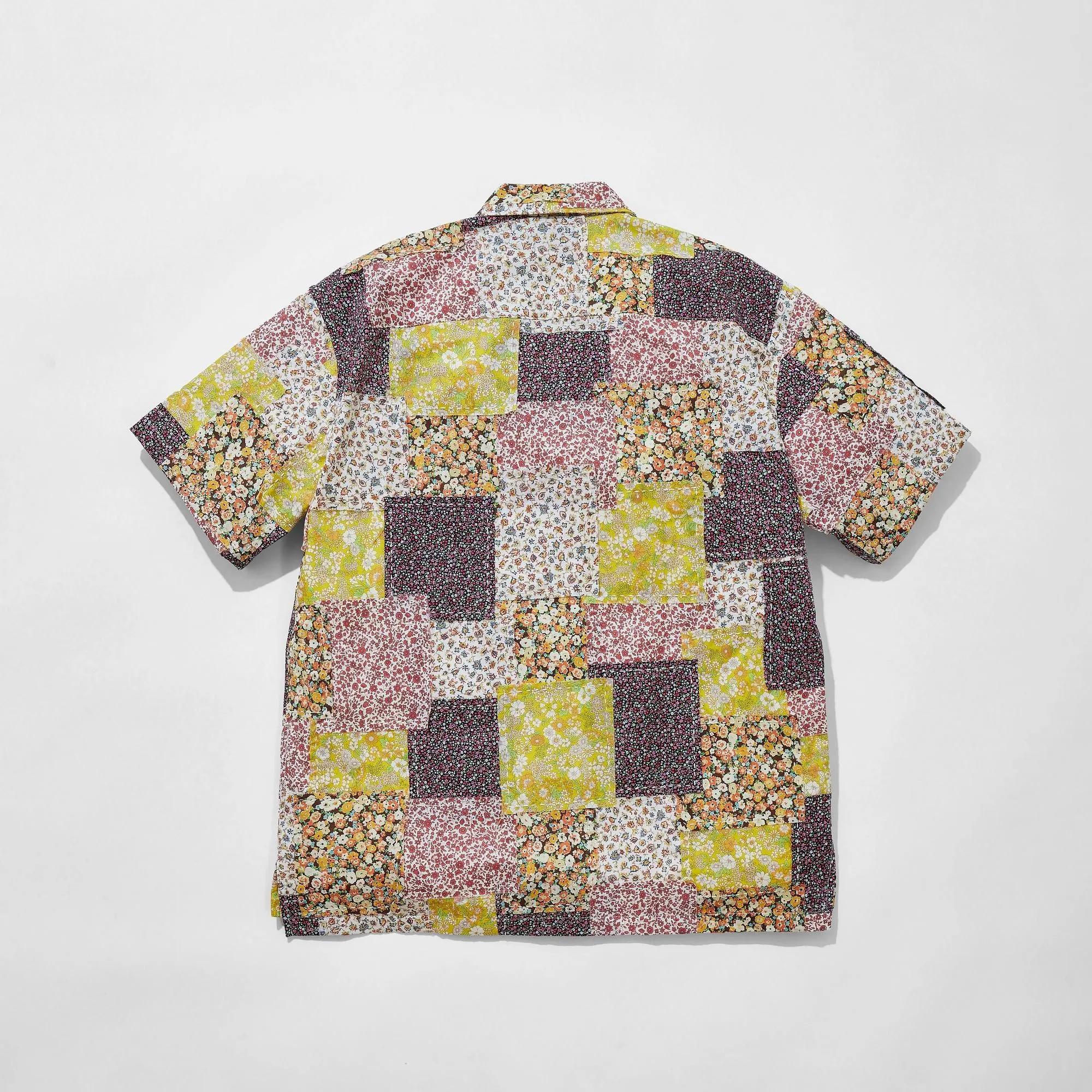 Floral Patchwork Camp Collar Shirt sold by Kuon product image thumbnail 2