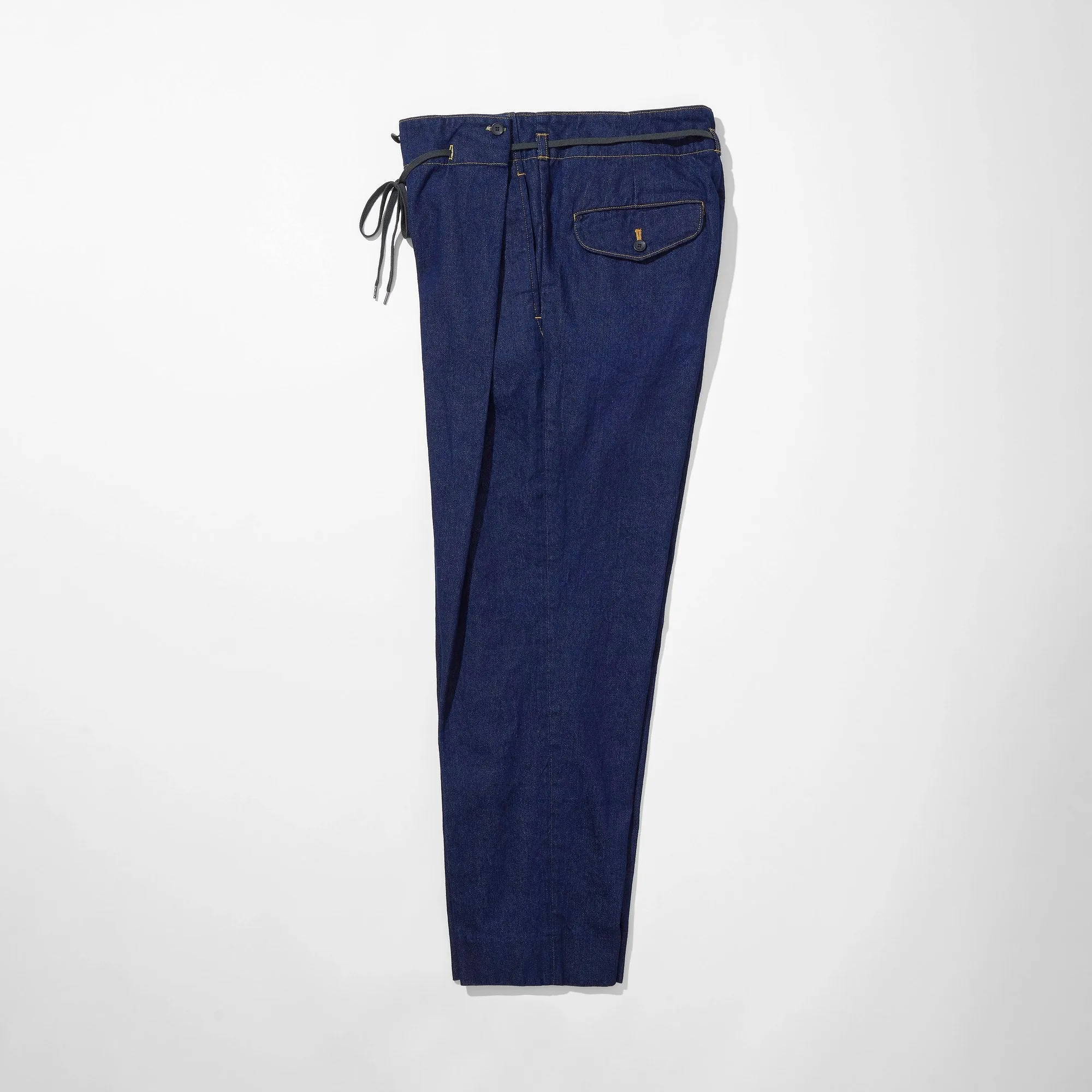Denim Hakama Tapered Trousers sold by Kuon product image thumbnail 5