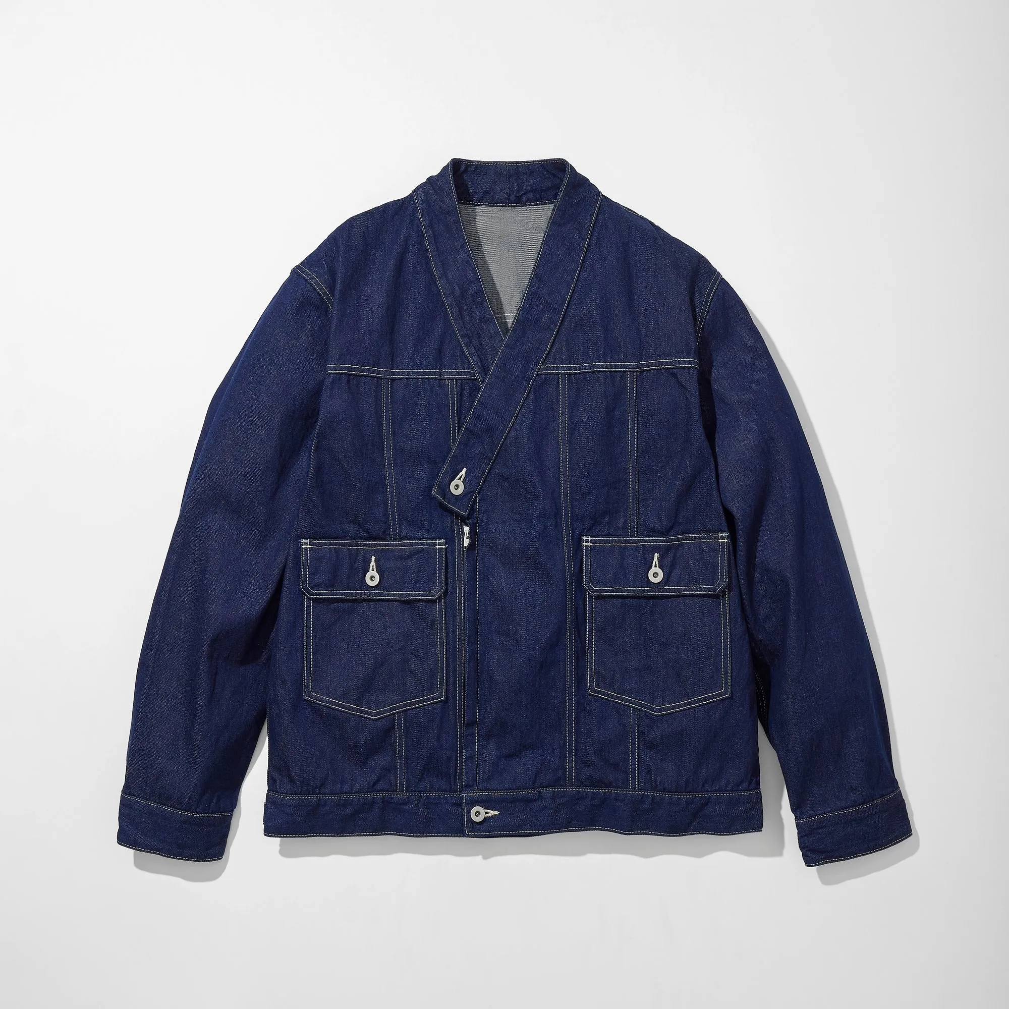 Kimono Trucker Jacket -Denim- sold by Kuon product image thumbnail 2