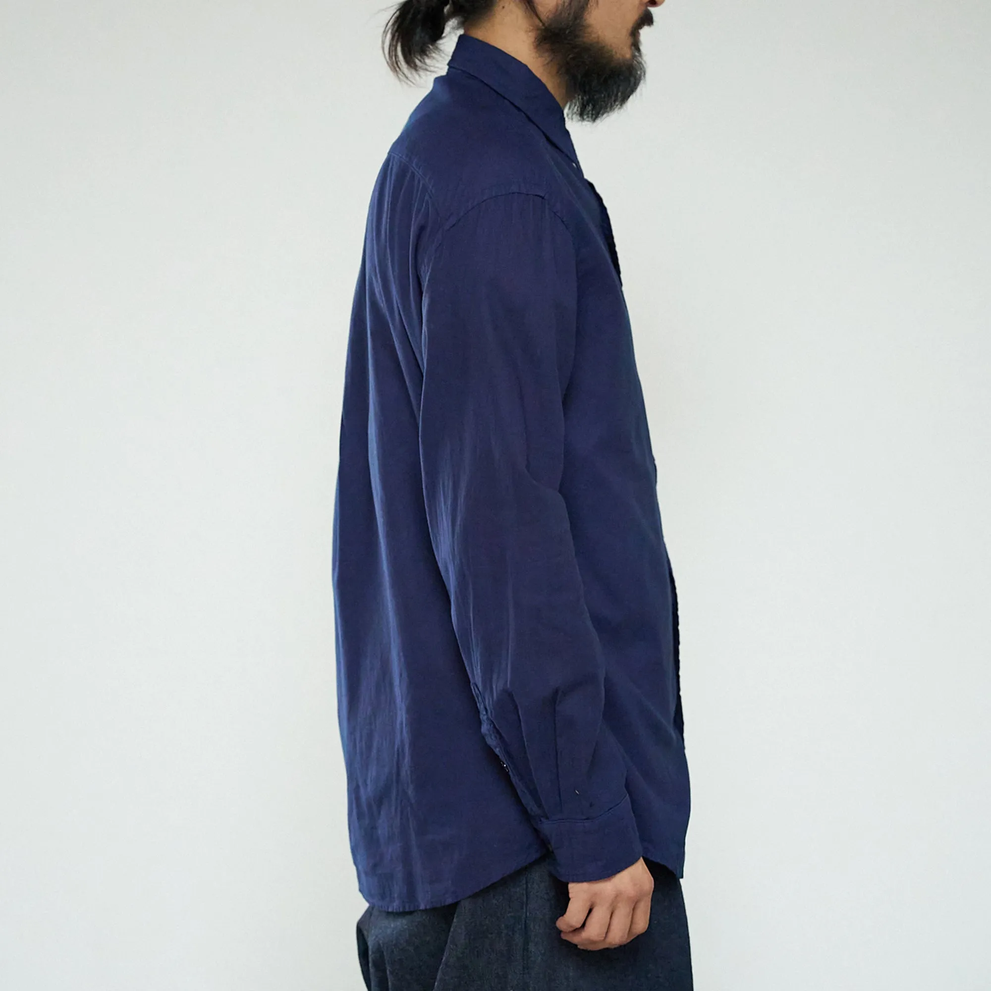 Regular Collar Shirt-Aizome Dark- sold by Kuon product image thumbnail 2