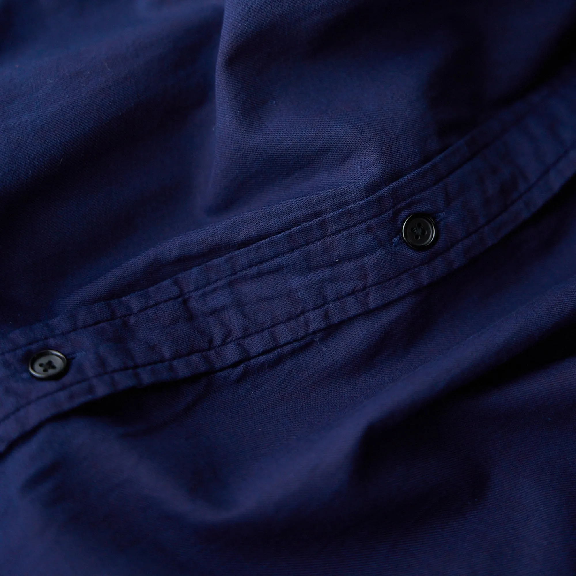 Regular Collar Shirt-Aizome Dark- sold by Kuon product image thumbnail 5