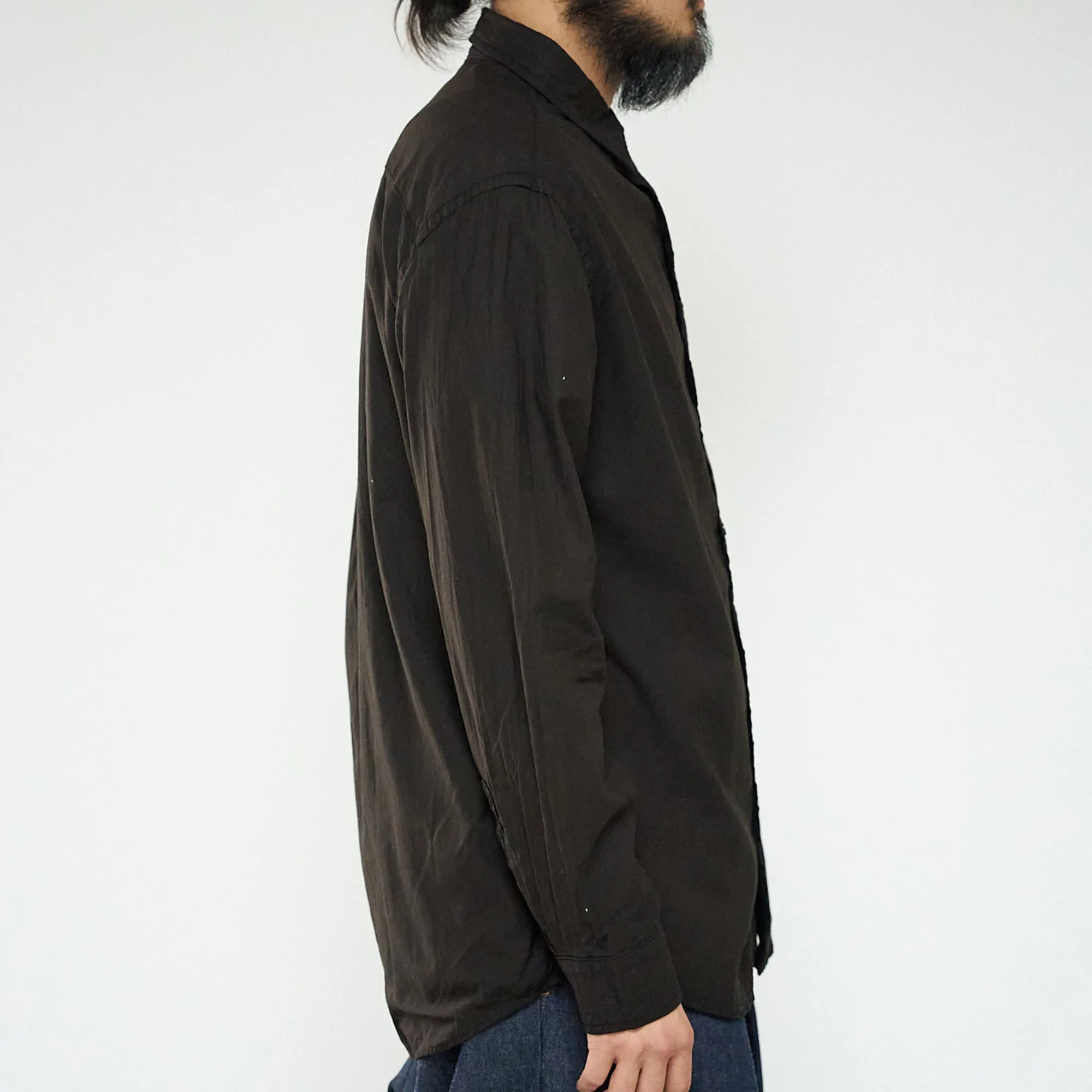 Regular Collar Shirt-Dorozome Dark- sold by Kuon product image thumbnail 2