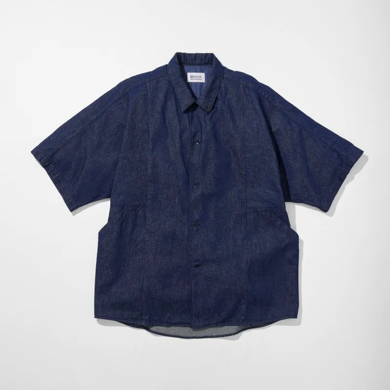 Denim Kite Shirt made by Kuon