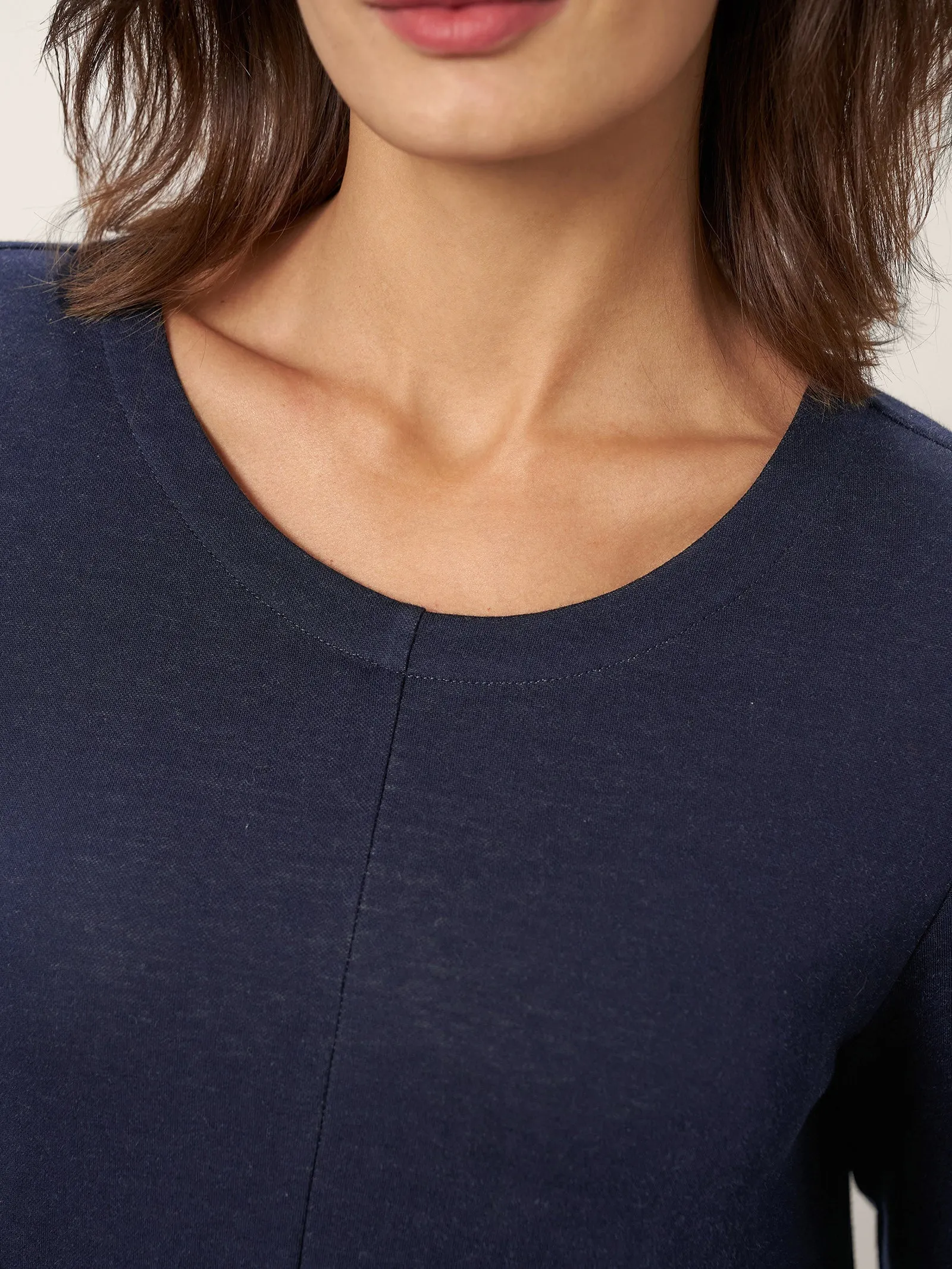 Asymmetric Pleated Waist Midi Dress ALYSSA sold by Lintico product image thumbnail 5