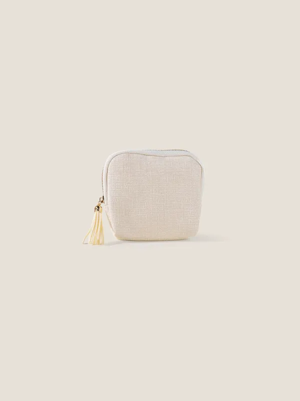 Velvet Fringed Zipper Jewelry Storage Bag sold by Lintico