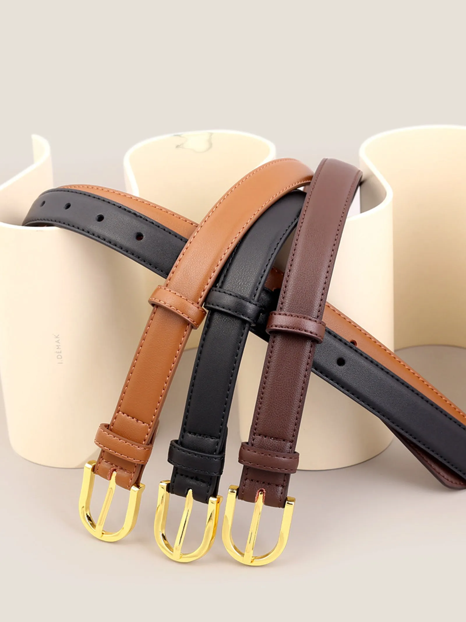 Premium Cowhide Belt With Retro Electroplated Alloy Buckle sold by Lintico product image thumbnail 5