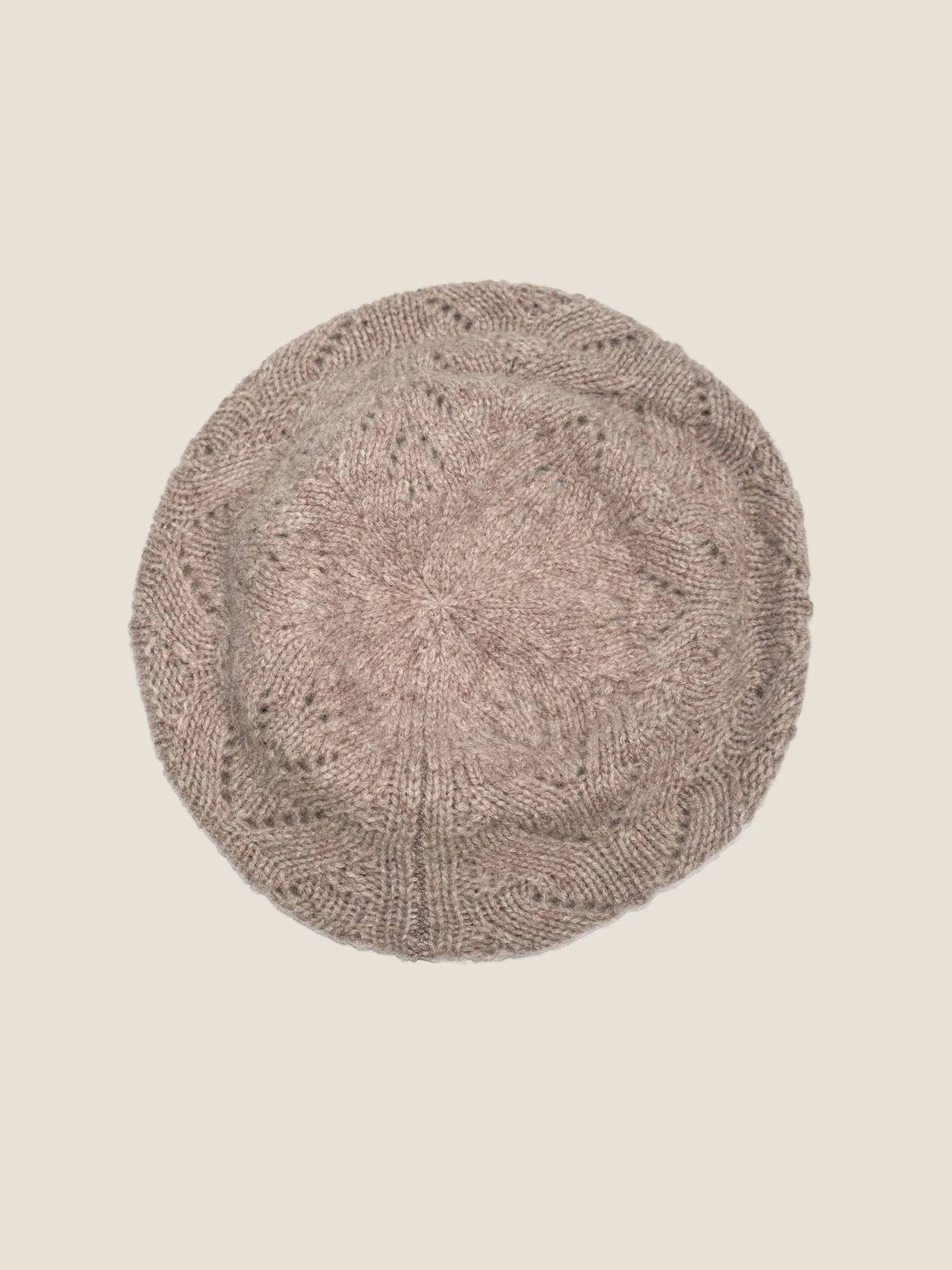 100% Wool Hand-Knit Beret sold by Lintico product image thumbnail 4