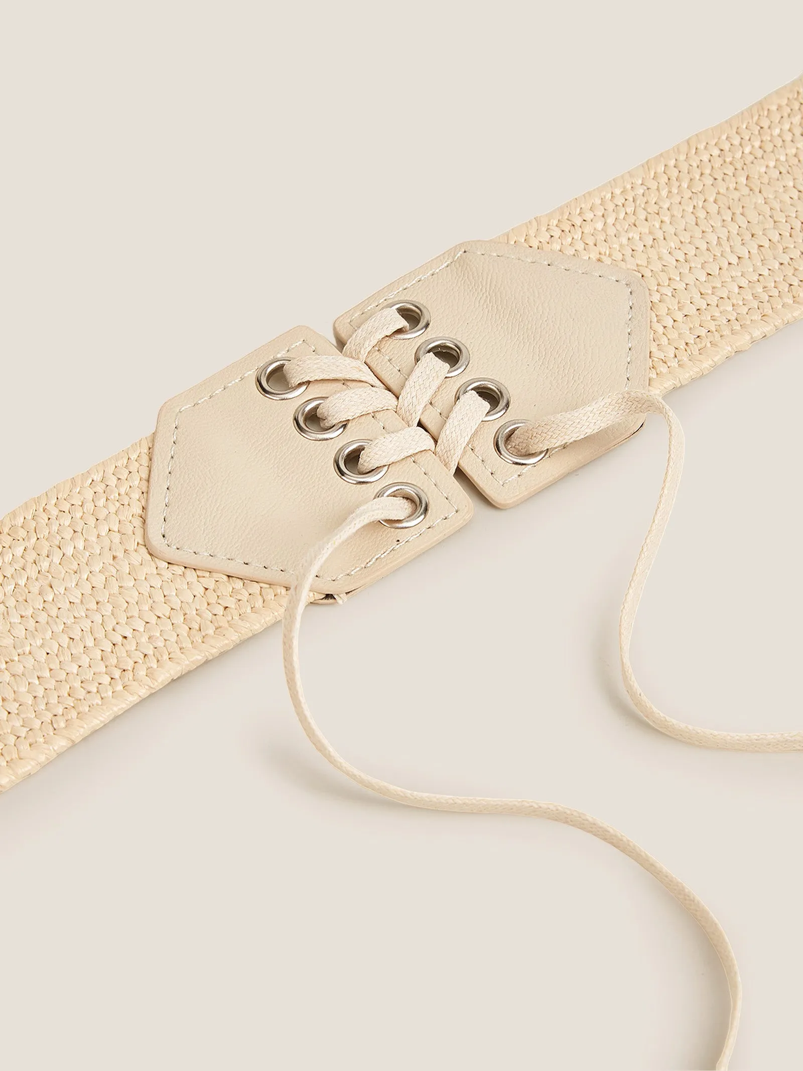 Stretchy Woven Waist Cincher Belt sold by Lintico product image thumbnail 2