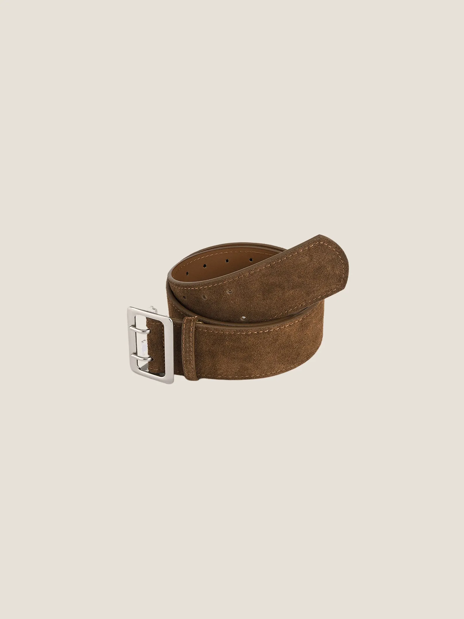 Cowhide Wide Retro Matte Belt sold by Lintico product image thumbnail 5