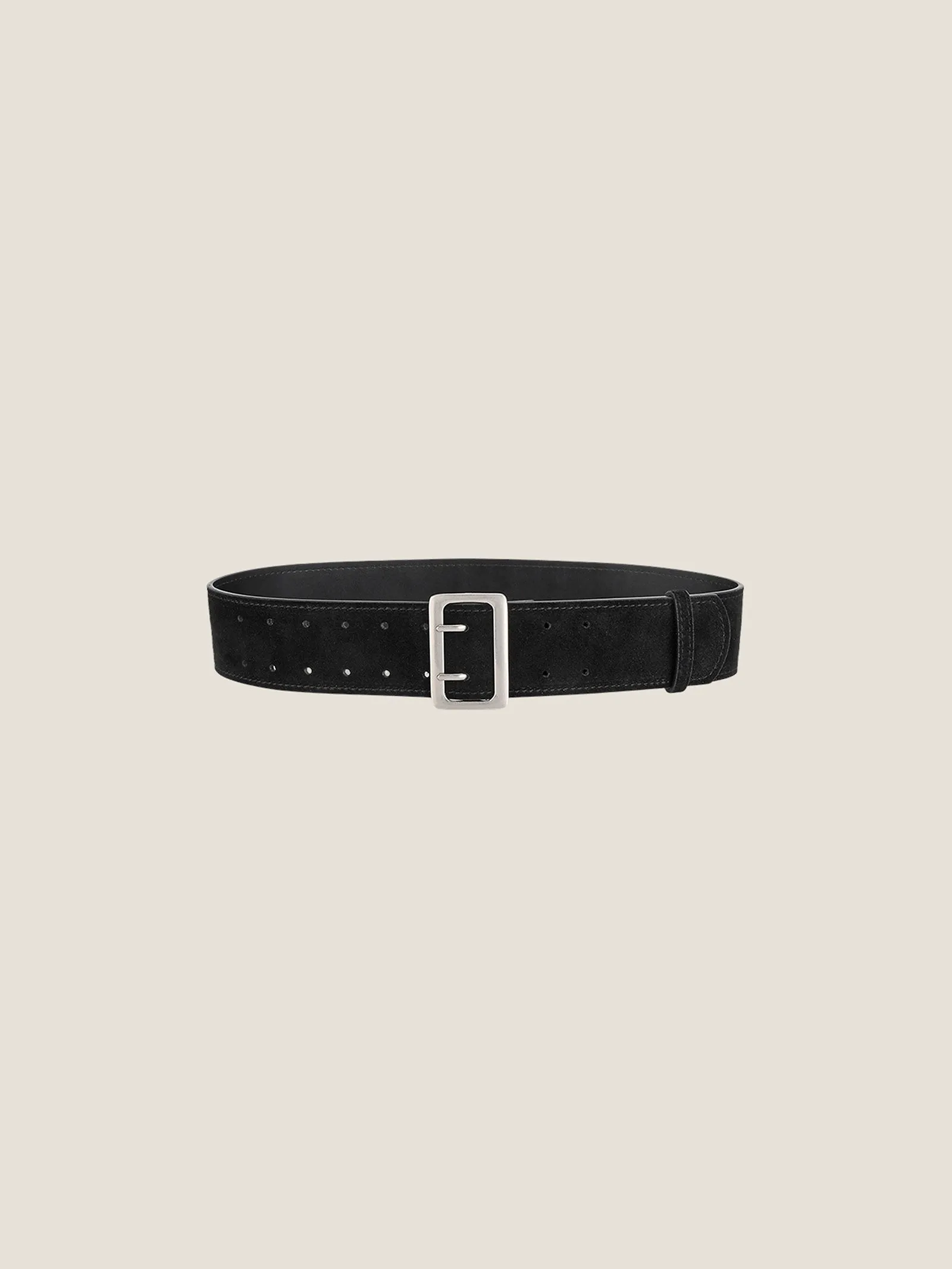 Cowhide Wide Retro Matte Belt sold by Lintico product image thumbnail 3