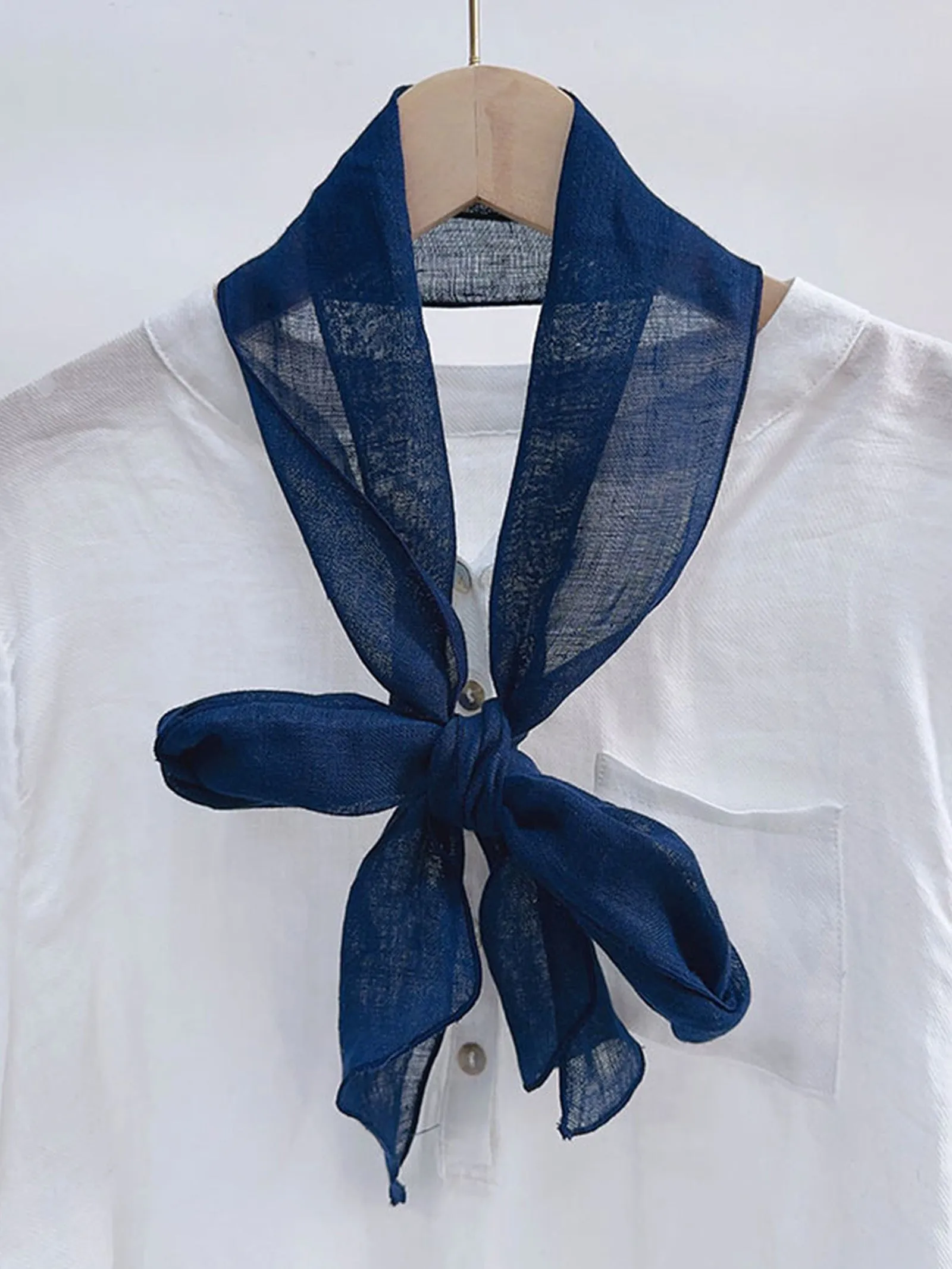 100% Linen Hand-Tie-Dyed Scarf sold by Lintico product image thumbnail 3