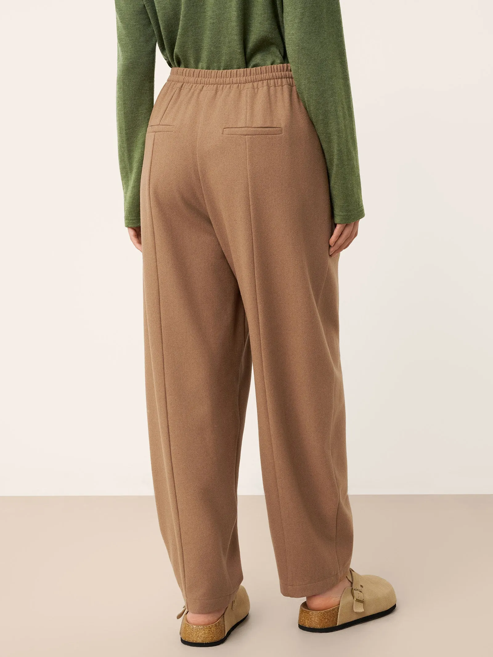 Wool Drawstring Patch Pocket Pants PRISCILLA sold by Lintico product image thumbnail 2