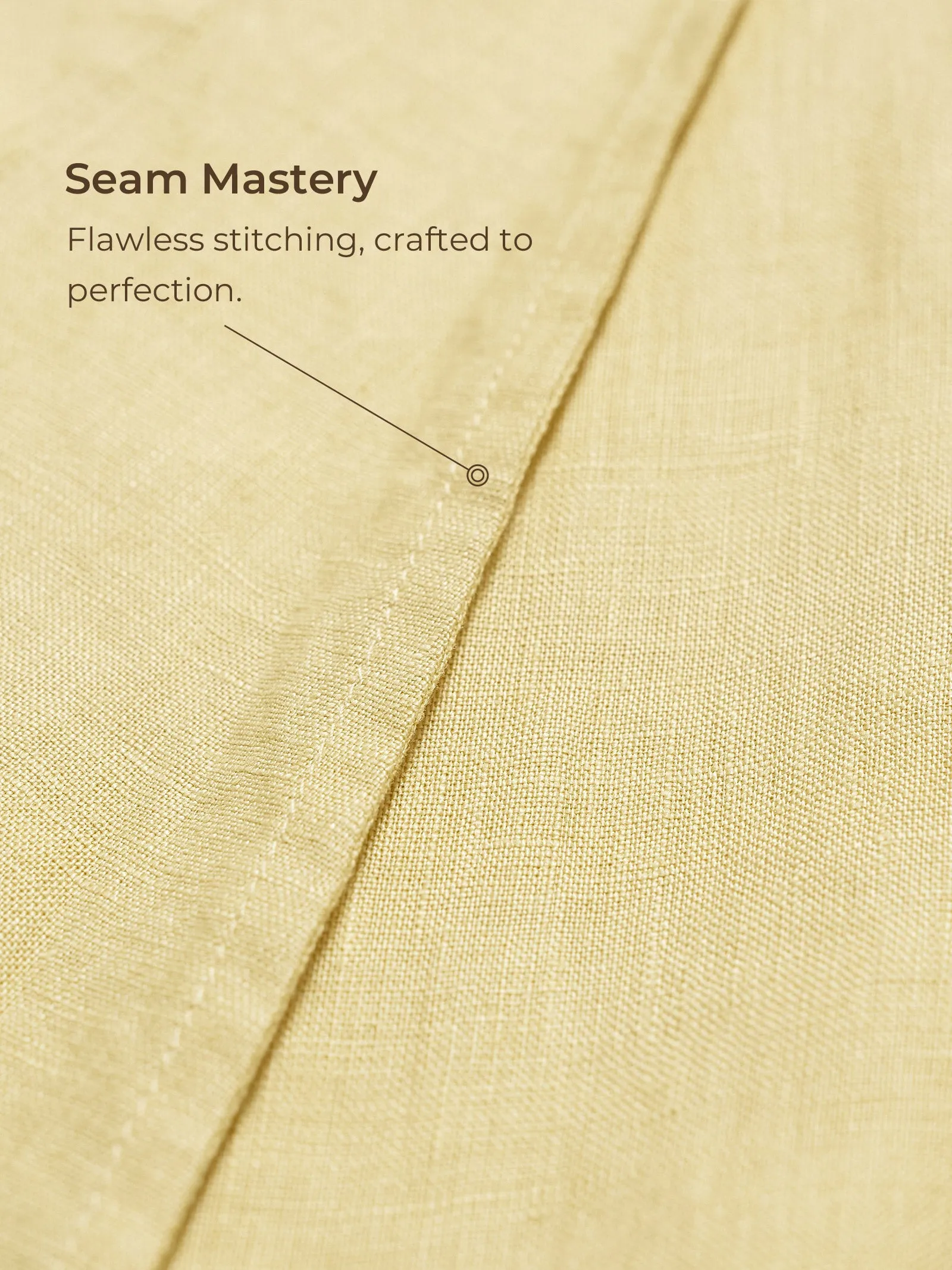 100% Linen Sleeveless Pocket A-Line Mini Dress LUZ sold by Lintico product image thumbnail 5