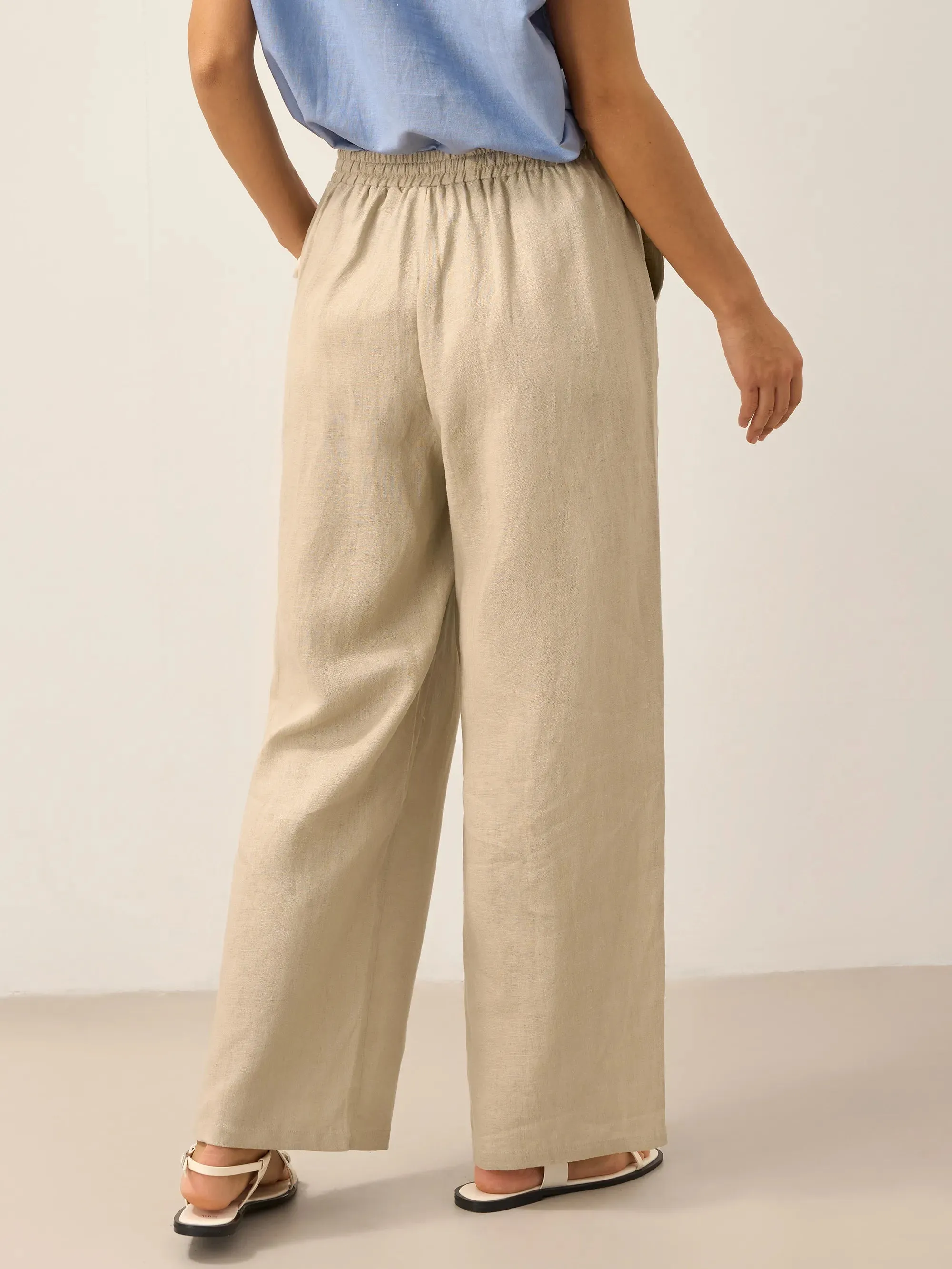 100% Linen Classic Pants LYON sold by Lintico product image thumbnail 3