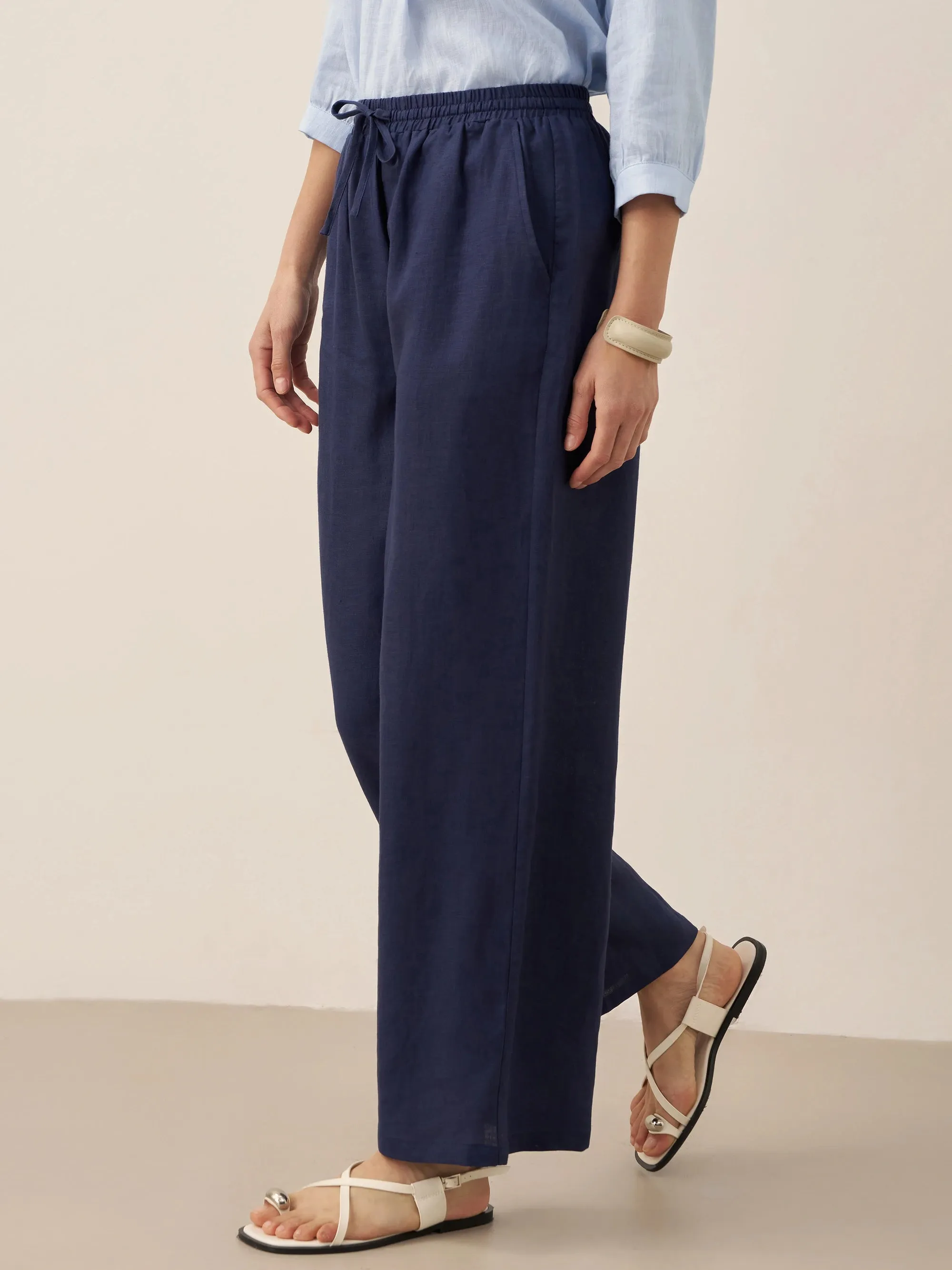 100% Linen Classic Pants LYON sold by Lintico product image thumbnail 2