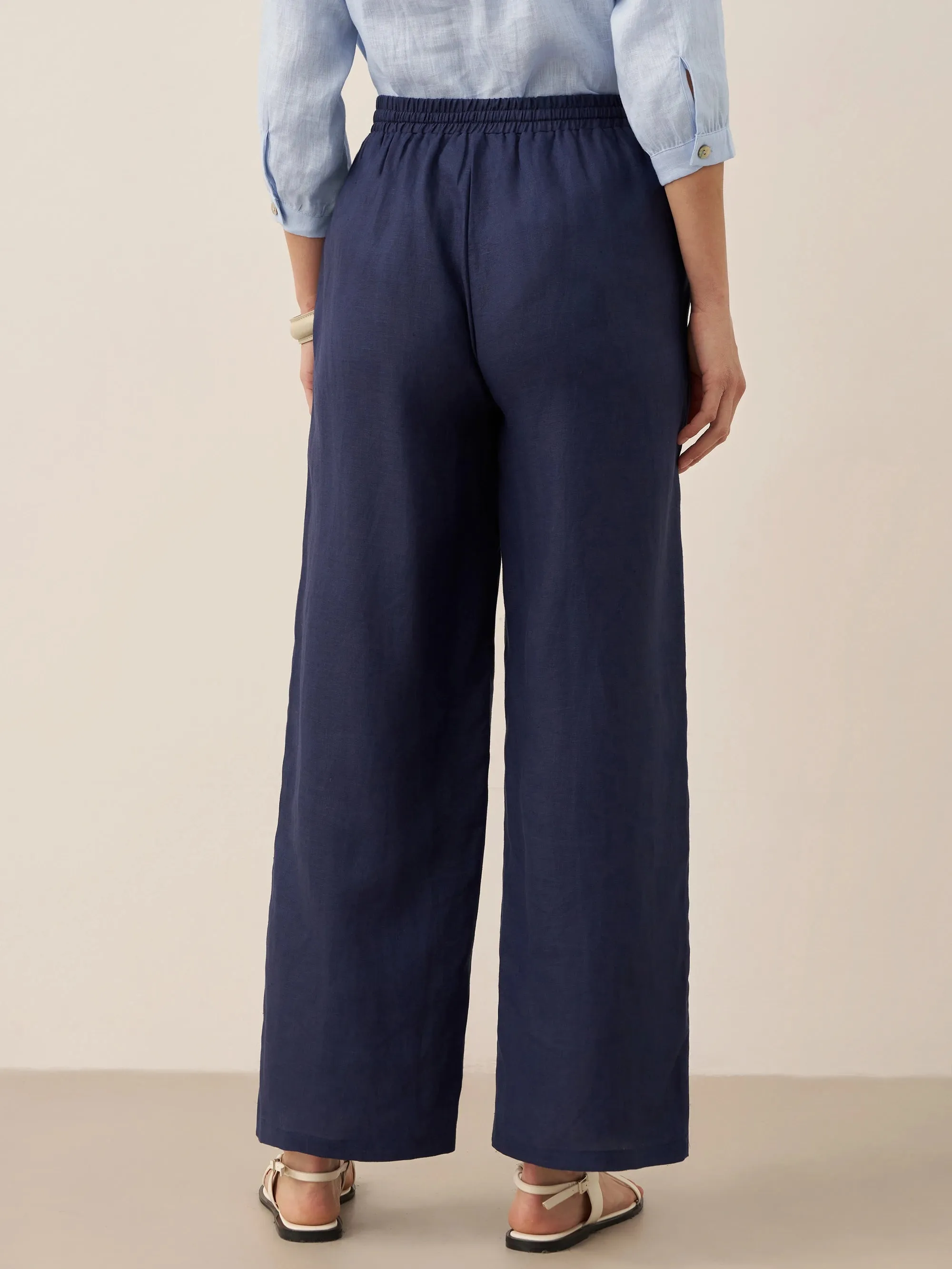 100% Linen Classic Pants LYON sold by Lintico product image thumbnail 4