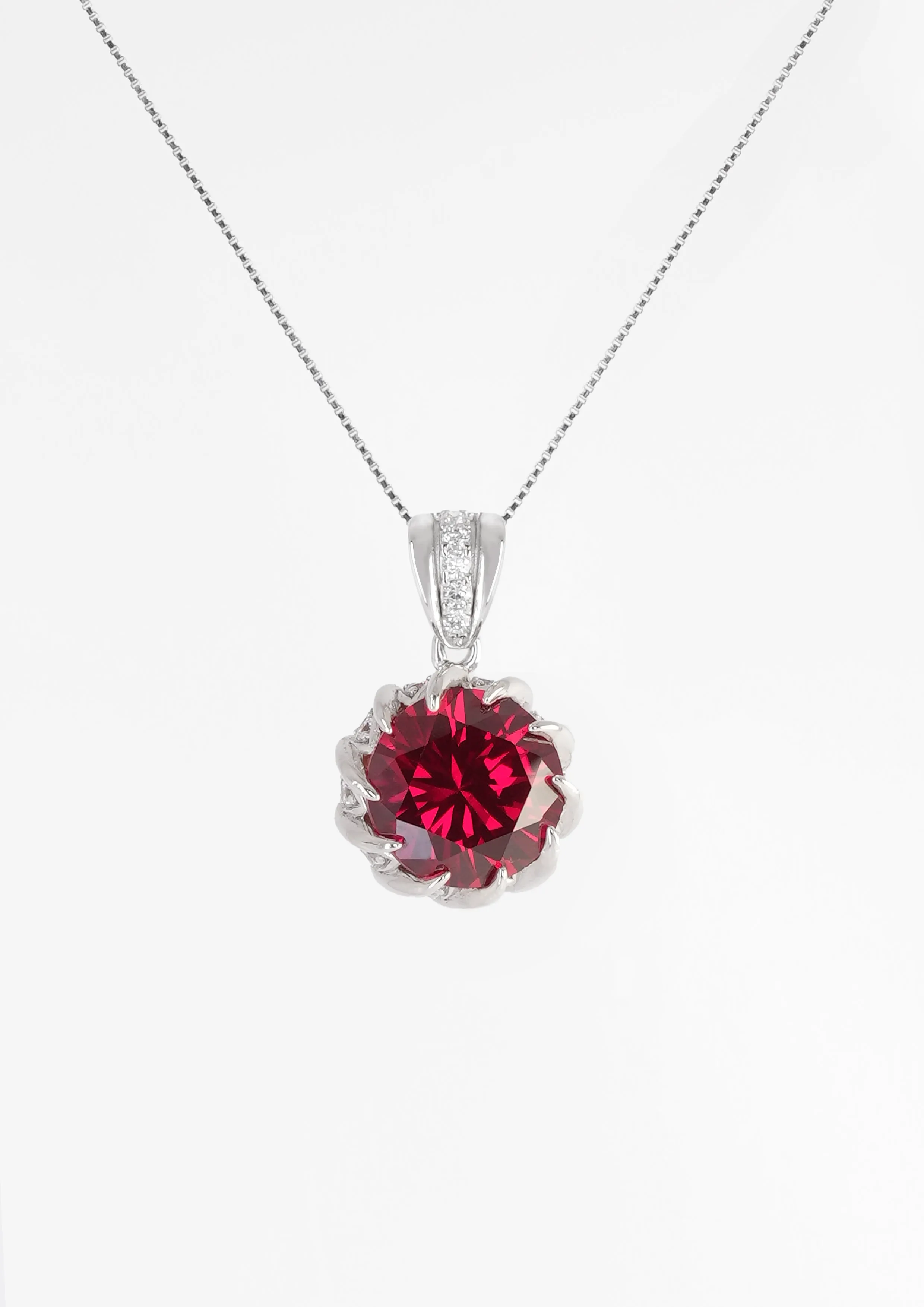 Exquisite Ruby Necklace - Heart of Lava sold by Lintico product image thumbnail 3