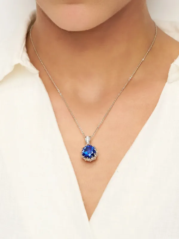 Exquisite Sapphire Necklace - Neptune’S Embrace sold by Lintico