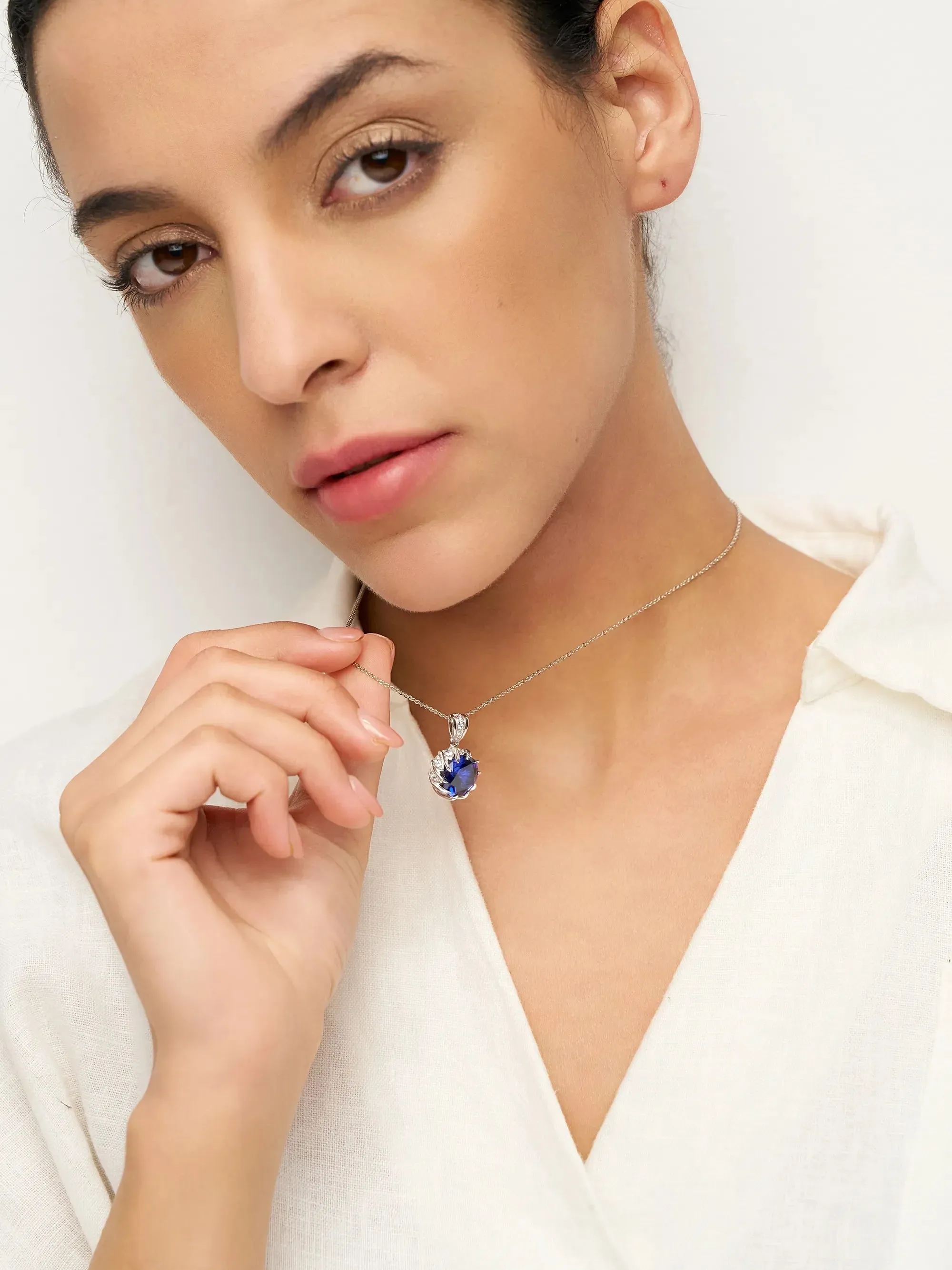 Exquisite Sapphire Necklace - Neptune’S Embrace sold by Lintico product image thumbnail 3