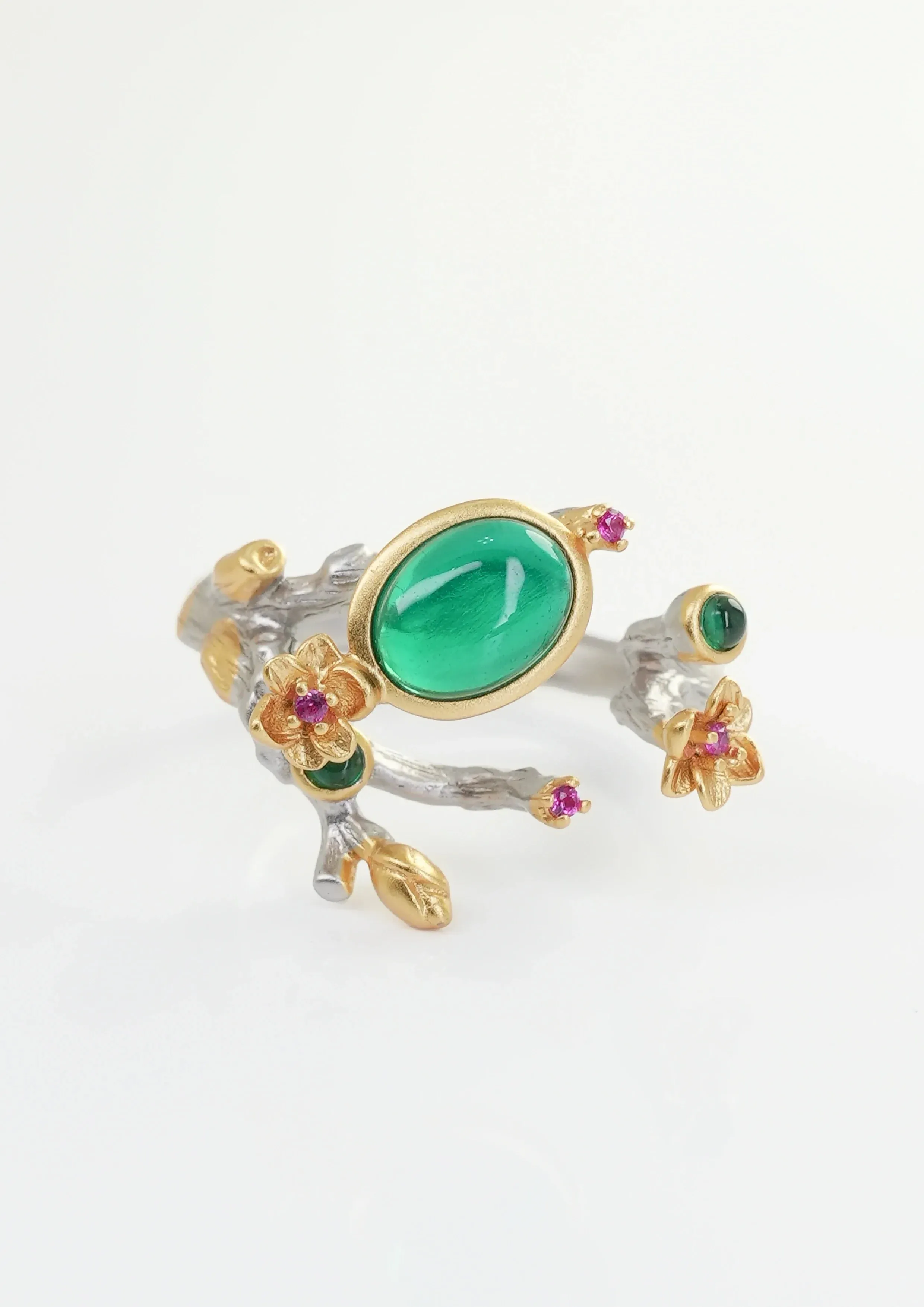 Exquisite Emerald Ring - Enchanted Branch sold by Lintico product image thumbnail 5