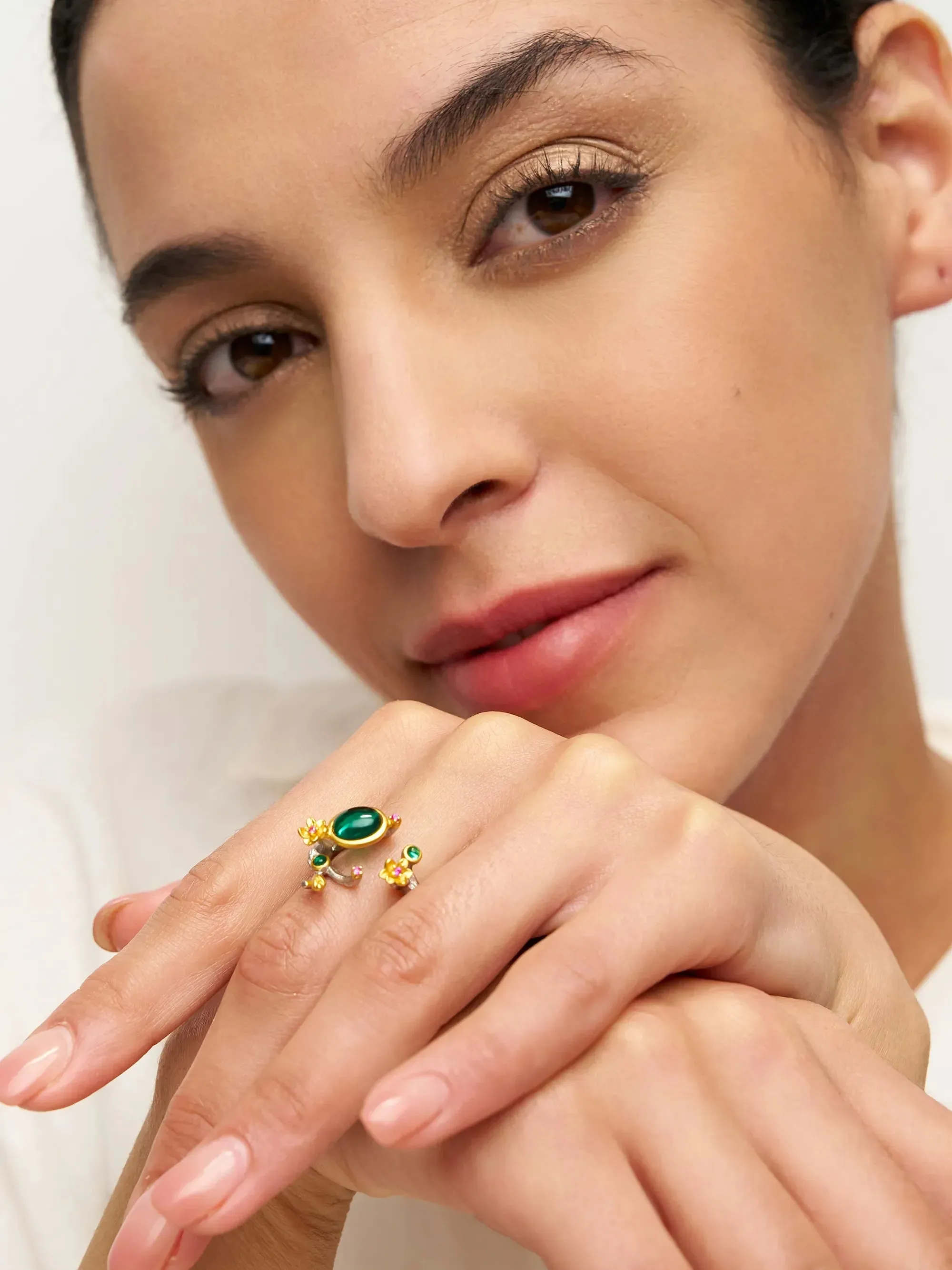 Exquisite Emerald Ring - Enchanted Branch sold by Lintico product image thumbnail 3