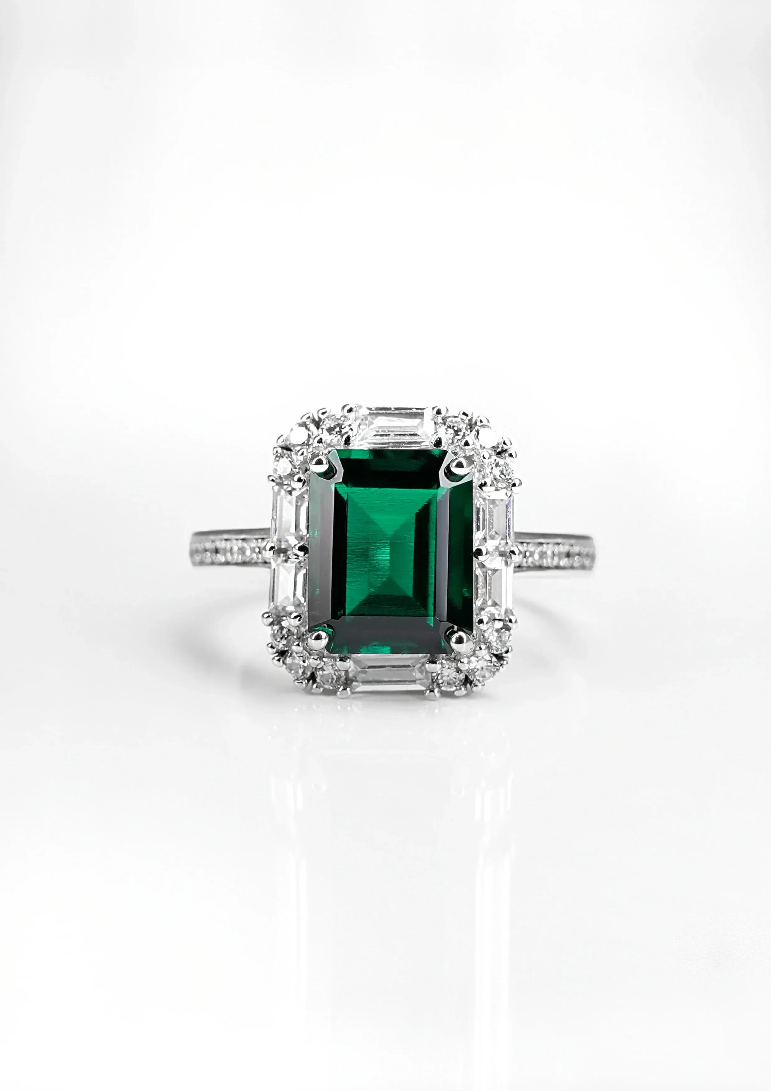 Exquisite Emerald Ring - Emerald Shadow Fairy Ring sold by Lintico product image thumbnail 5